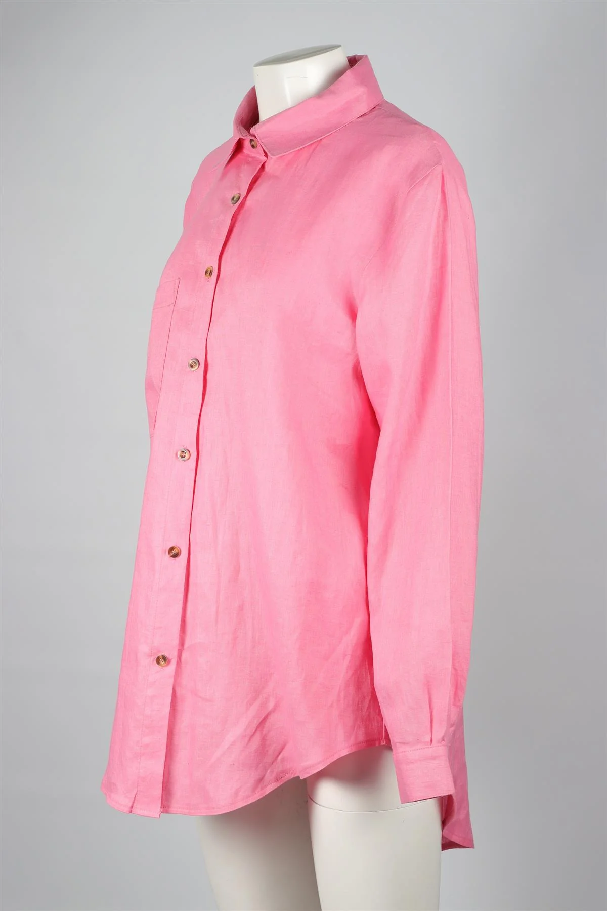 SNDYS PINK COTTON SHIRT UK 10 - Image 3