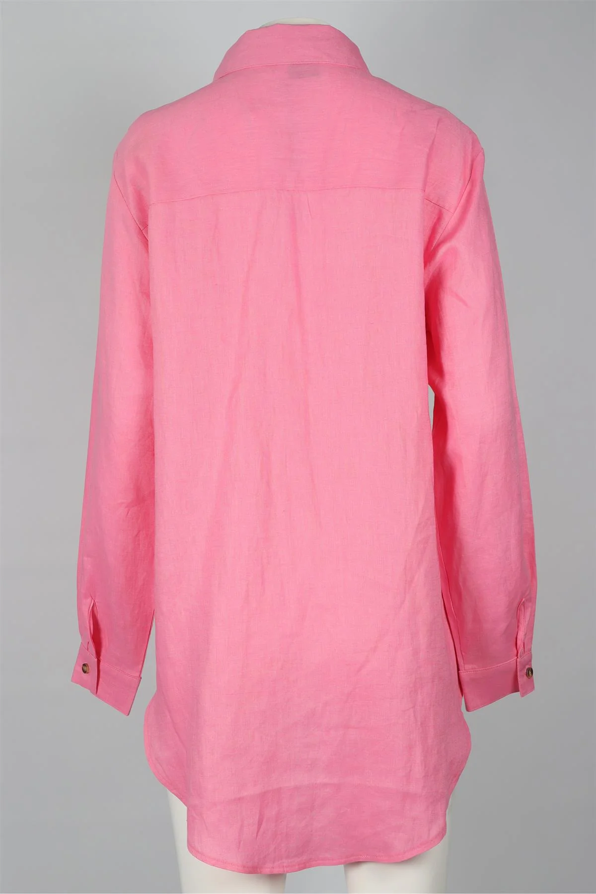 SNDYS PINK COTTON SHIRT UK 10 - Image 4