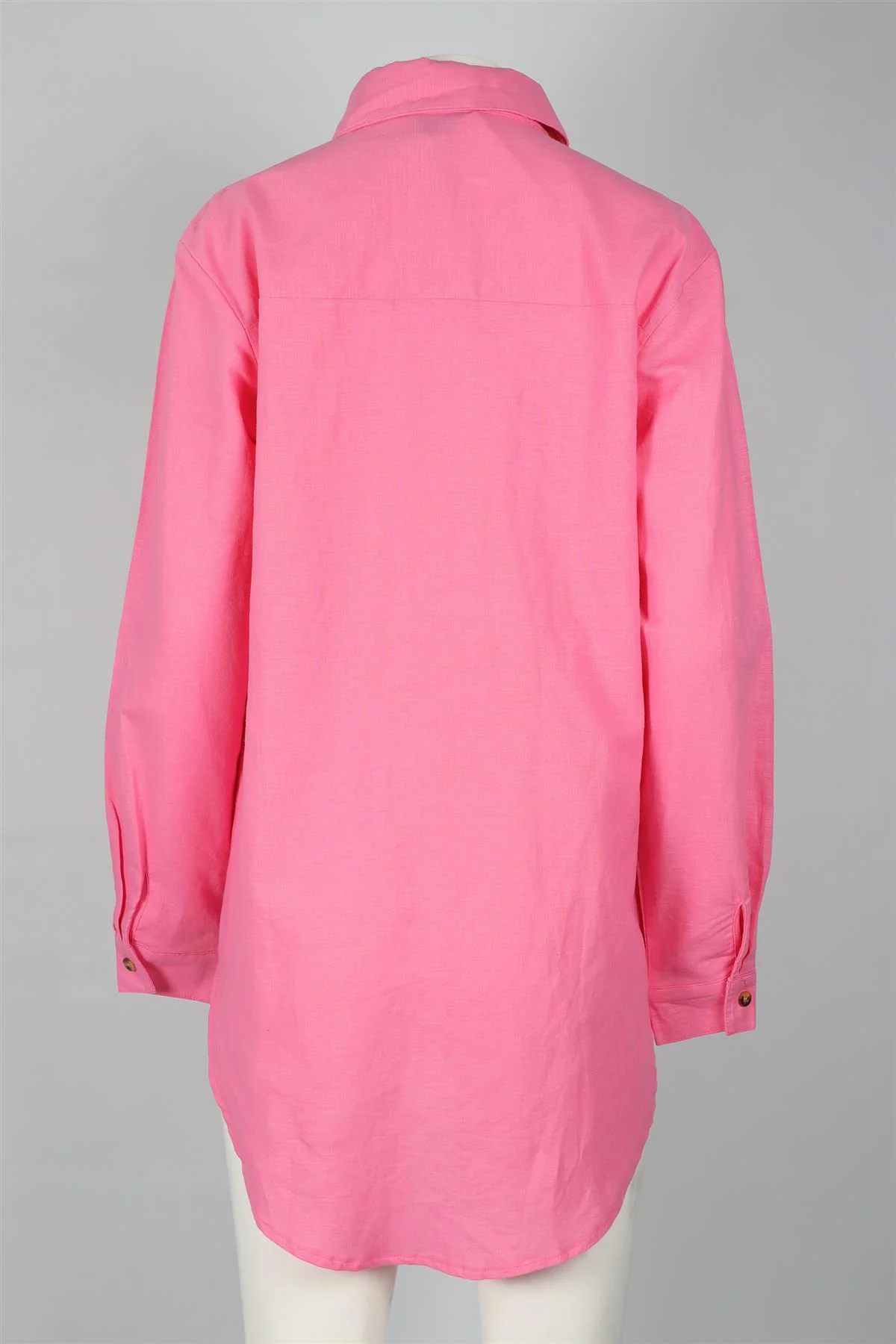 SNDYS PINK COTTON SHIRT UK 8 - Image 4