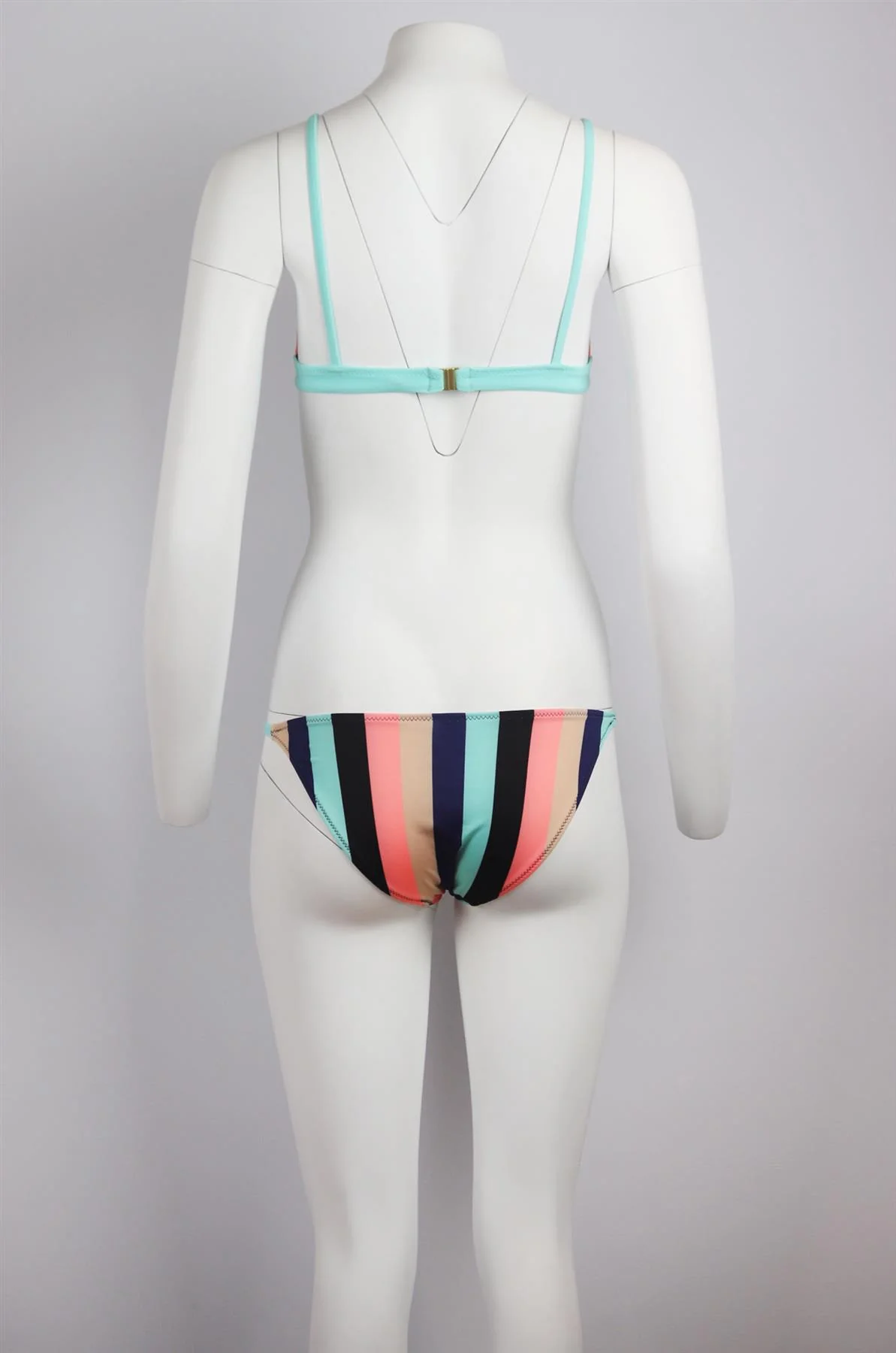SOLID AND STRIPED MORGAN STRIPED TRIANGLE BIKINI SMALL - Image 11