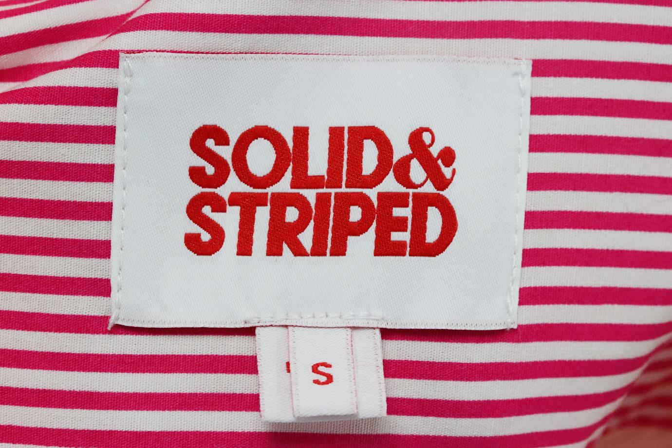 SOLID AND STRIPED OVERSIZED STRIPED COTTON SHIRT SMALL - Image 5