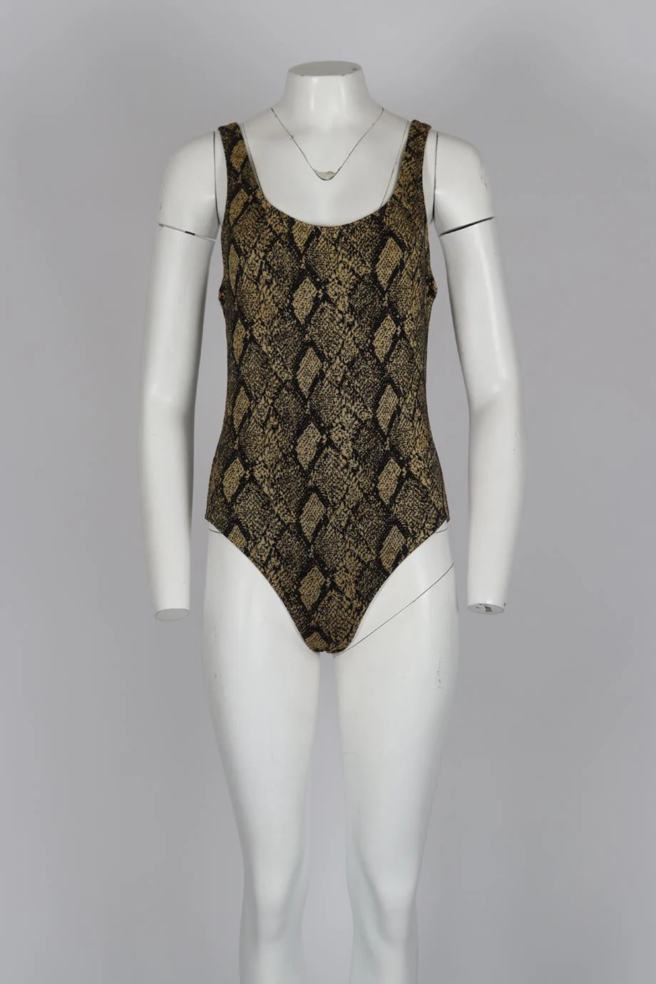 SOLID AND STRIPED SNAKE PRINT SWIMSUIT XLARGE - Image 2