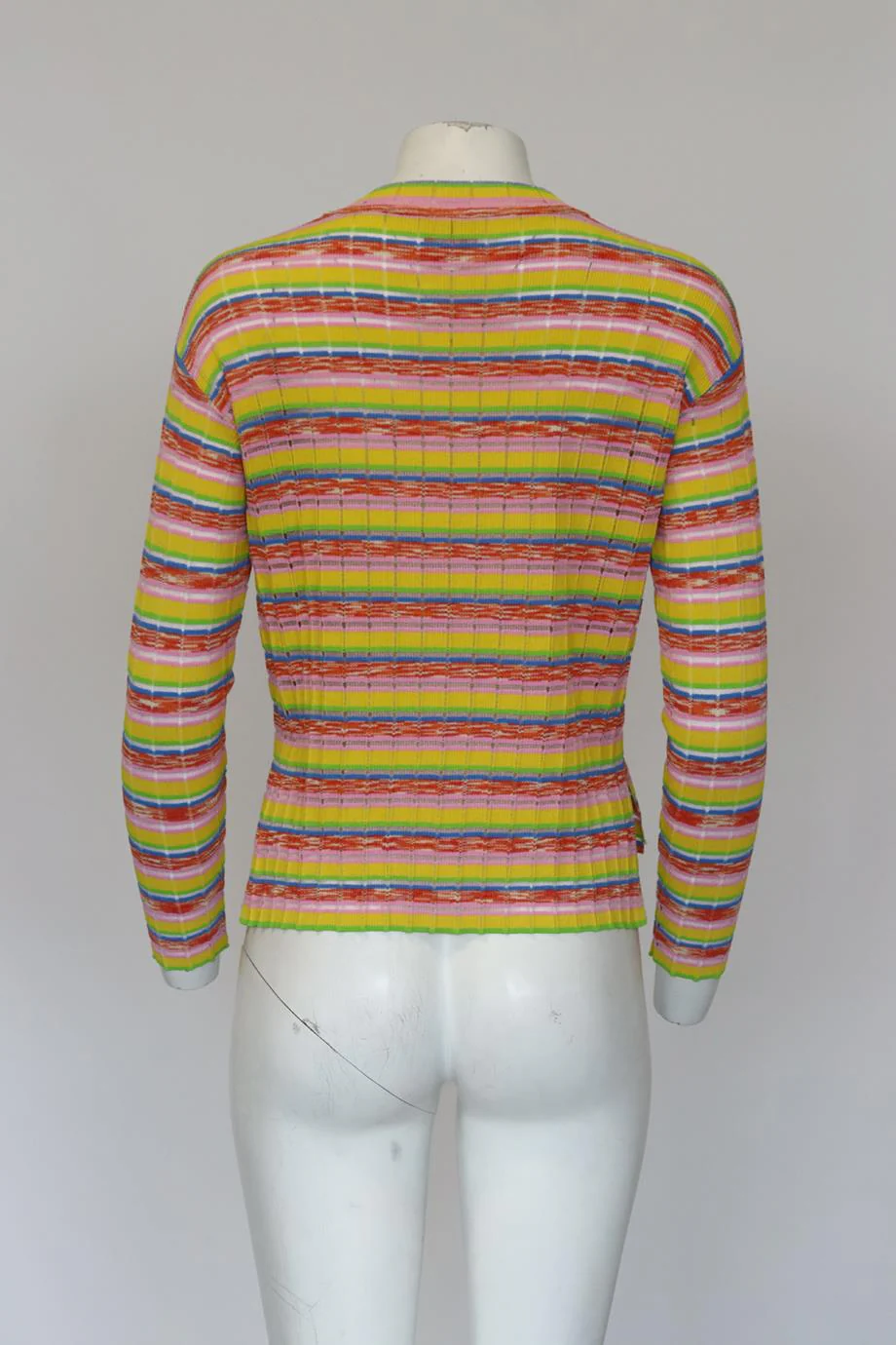 SOLID AND STRIPED STRIPED KNIT TOP XSMALL - Image 4