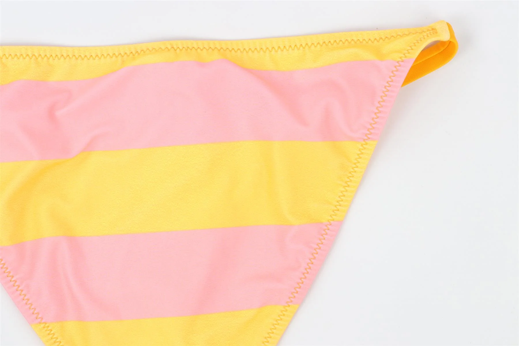 SOLID & STRIPED ORANGE BIKINI BOTTOMS SMALL - Image 5