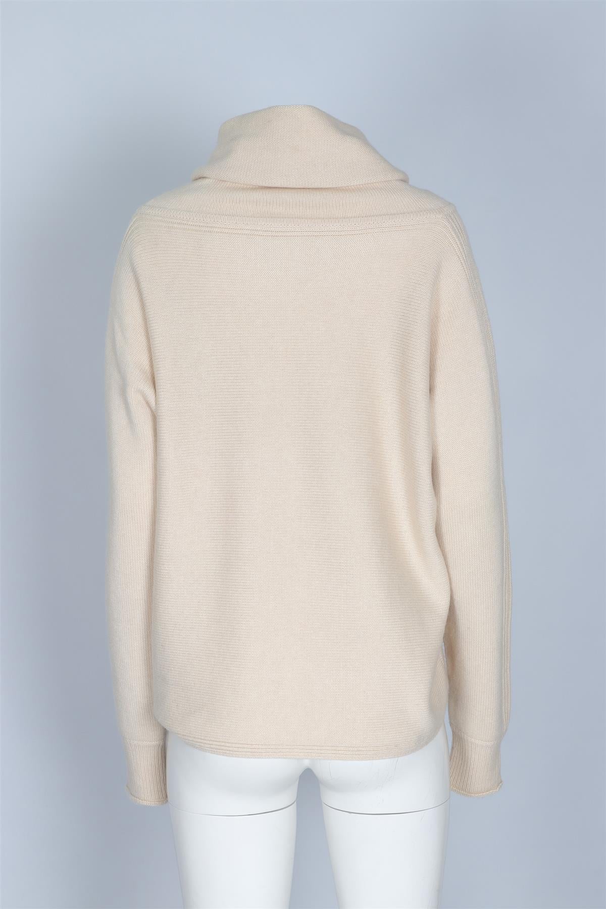 SONIA RYKIEL CREAM CASHMERE SWEATER LARGE - Image 4
