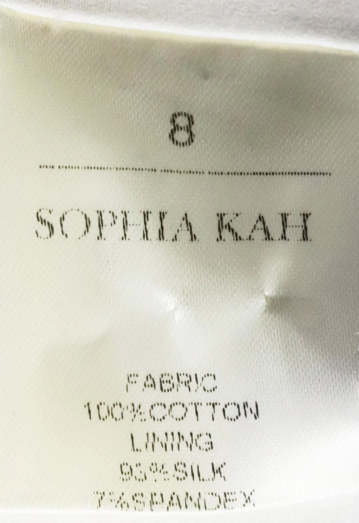 SOPHIA KAH CROPPED COLD SHOULDER GUIPURE LACE AND COTTON TOP UK 8 - Image 6