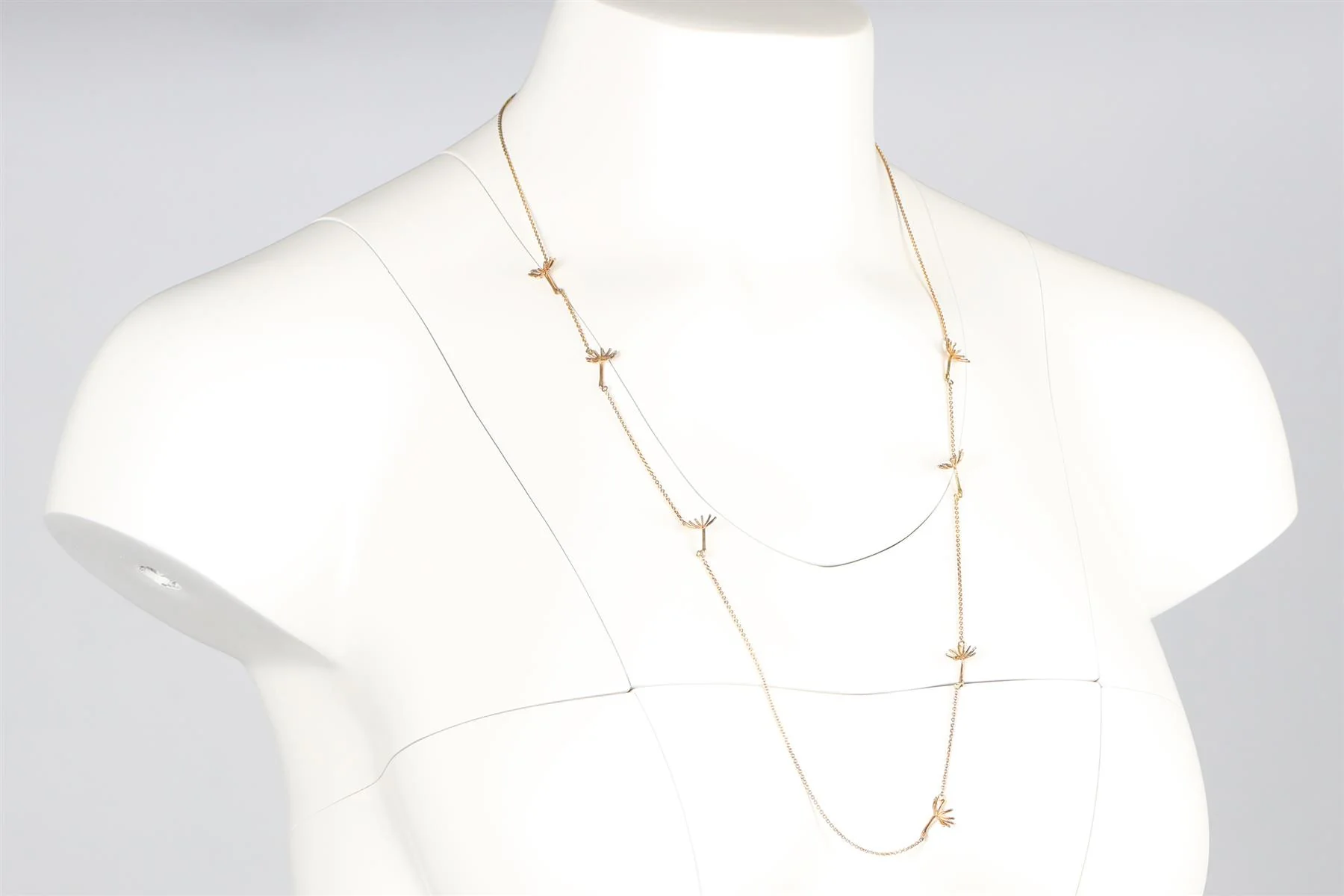 SOPHIA WEBSTER + ALEX MONROE DANDELION GOLD PLATED CHAIN NECKLACE - Image 3