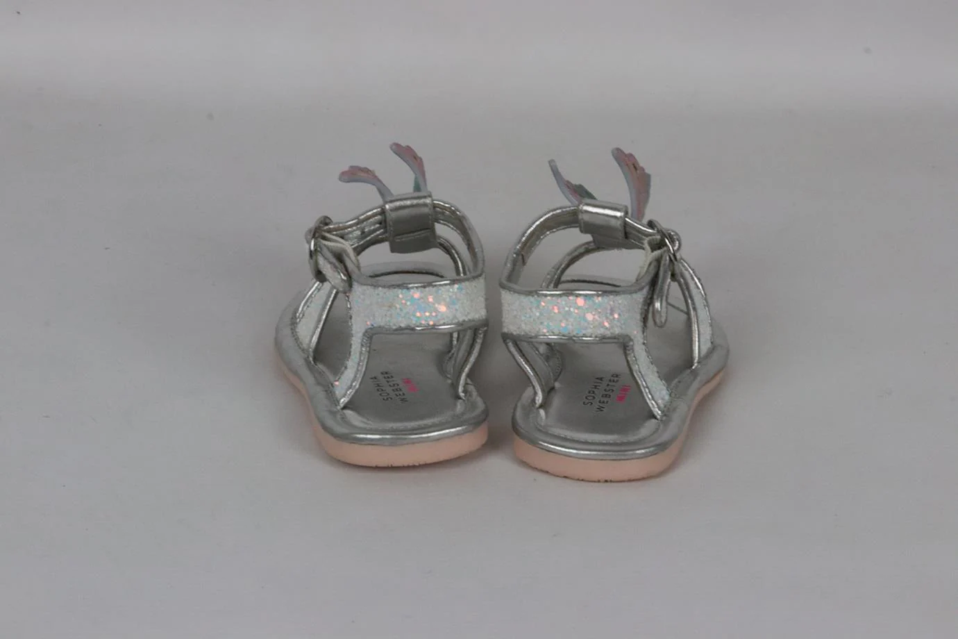 SOPHIA WEBSTER BABY GIRLS BUTTERFLY LEATHER SANDALS EU 23 UK 6 - Image 4