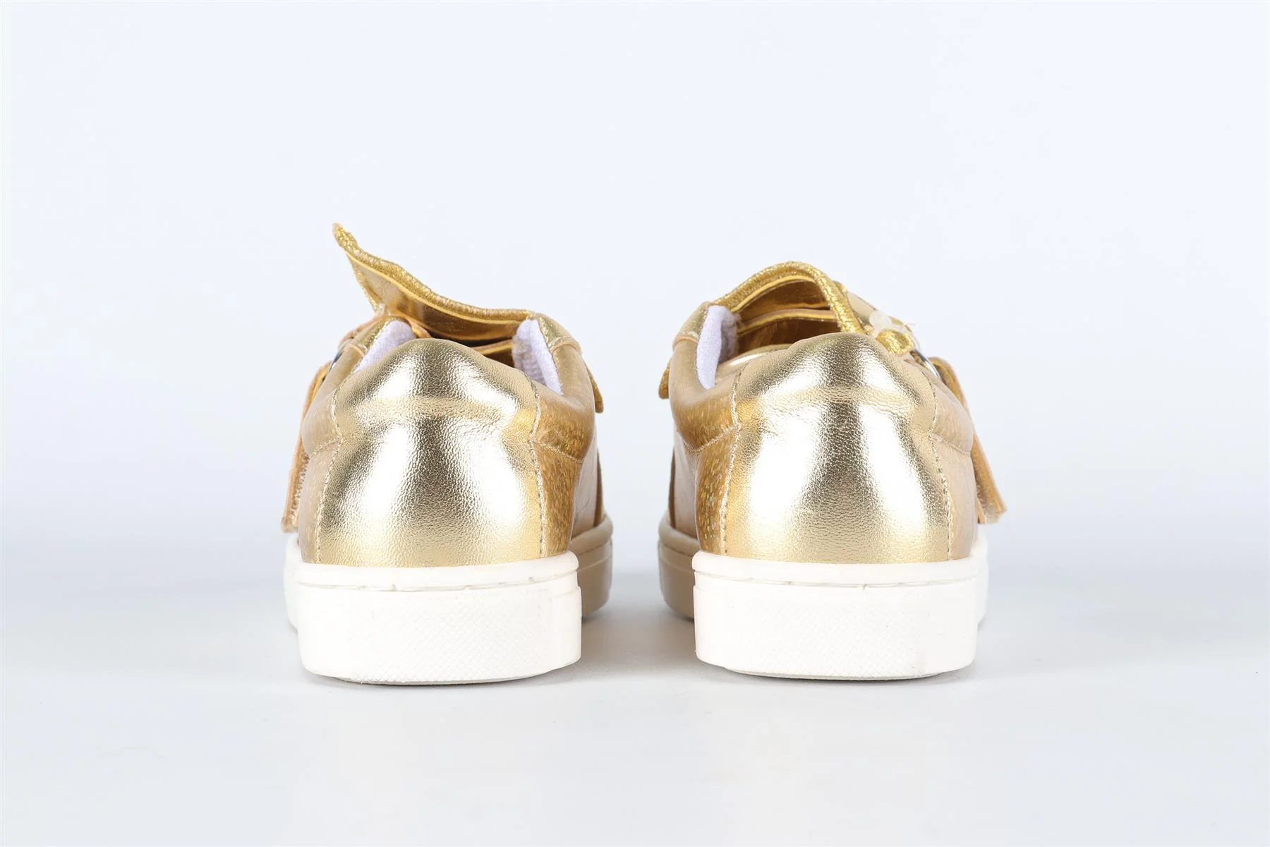 SOPHIA WEBSTER GOLD KIDS GIRLS LEATHER SNEAKERS EU 25 UK 8 US 9 - Image 5