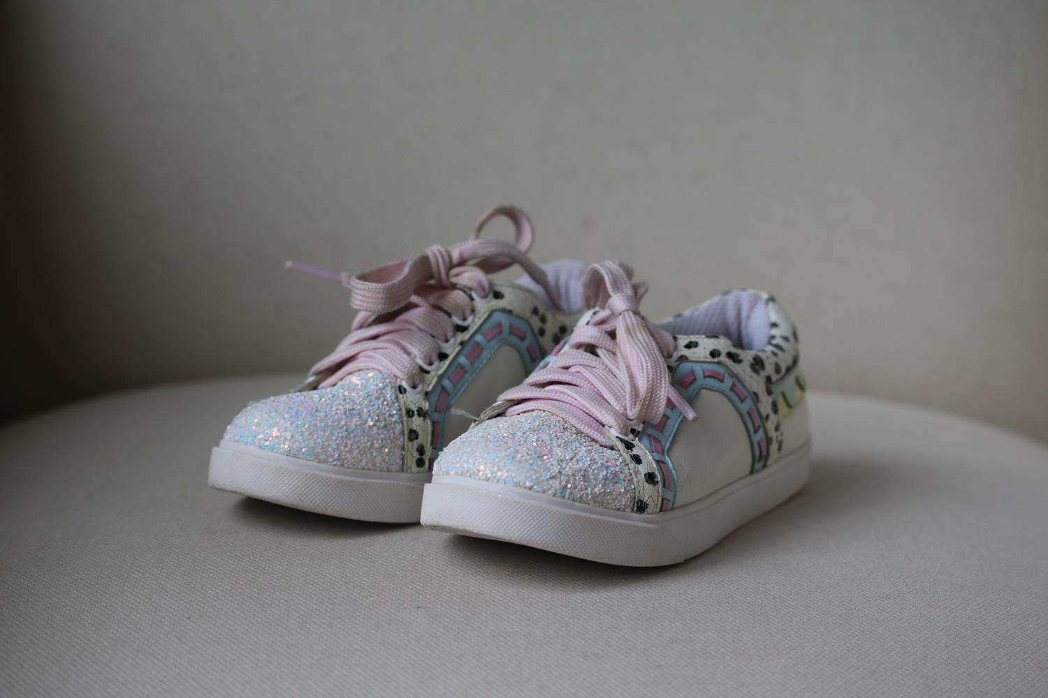 SOPHIA WEBSTER KIDS GIRLS RIKO LEATHER SNEAKERS EU 30 UK 11.5/12 - Image 2