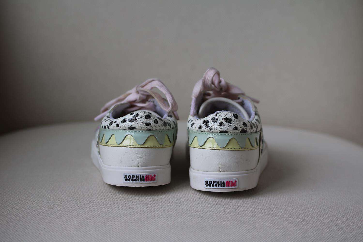 SOPHIA WEBSTER KIDS GIRLS RIKO LEATHER SNEAKERS EU 30 UK 11.5/12 - Image 4