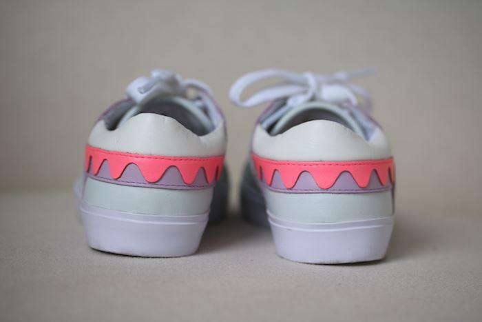 SOPHIA WEBSTER MINI GIRLS WHITE RIKO TRAINERS EU 26 UK 8.5 - Image 3