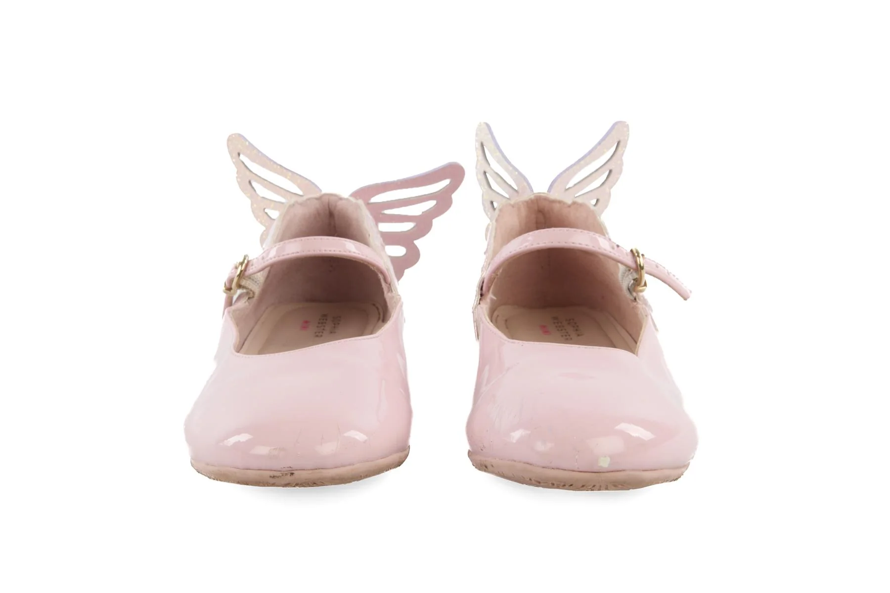 SOPHIA WEBSTER PINK KIDS GIRLS BALLET FLATS EU 36 UK 3.5 US 4.5 - Image 3