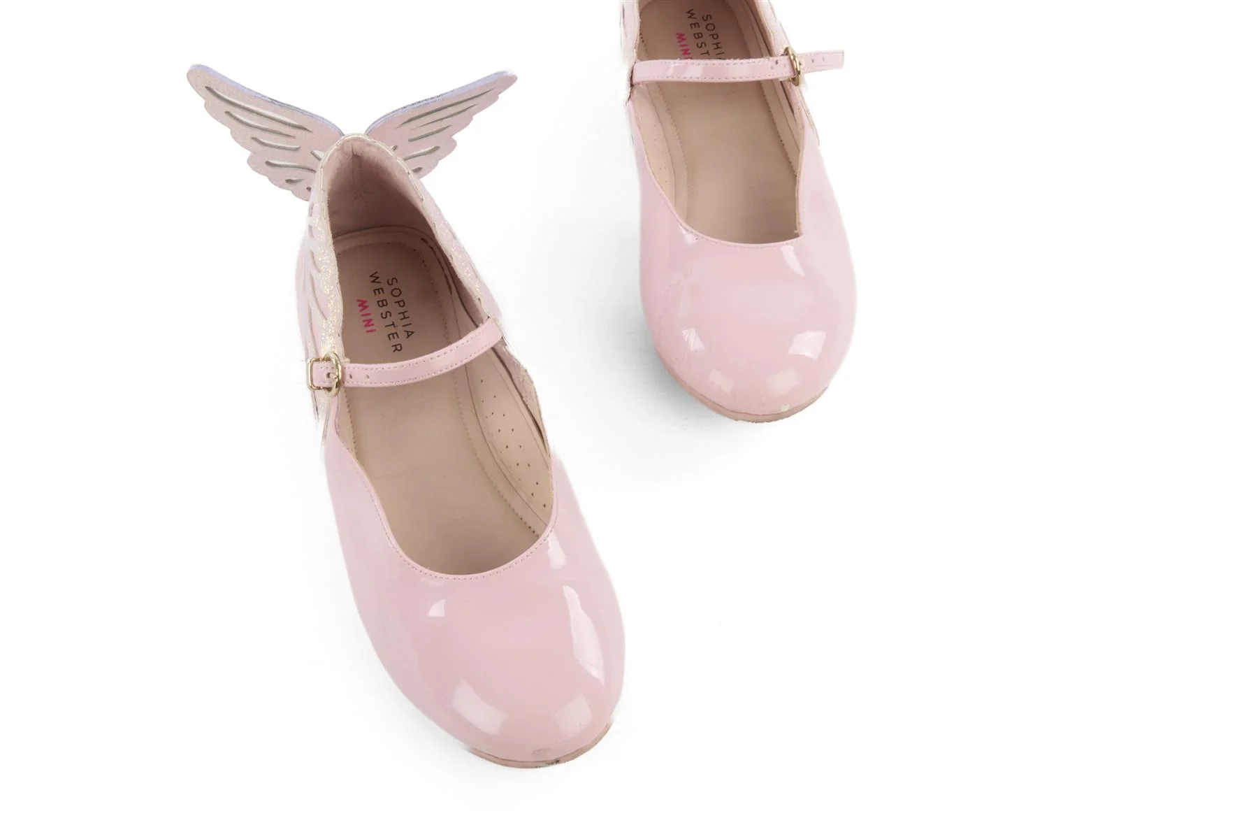 SOPHIA WEBSTER PINK KIDS GIRLS BALLET FLATS EU 36 UK 3.5 US 4.5 - Image 4