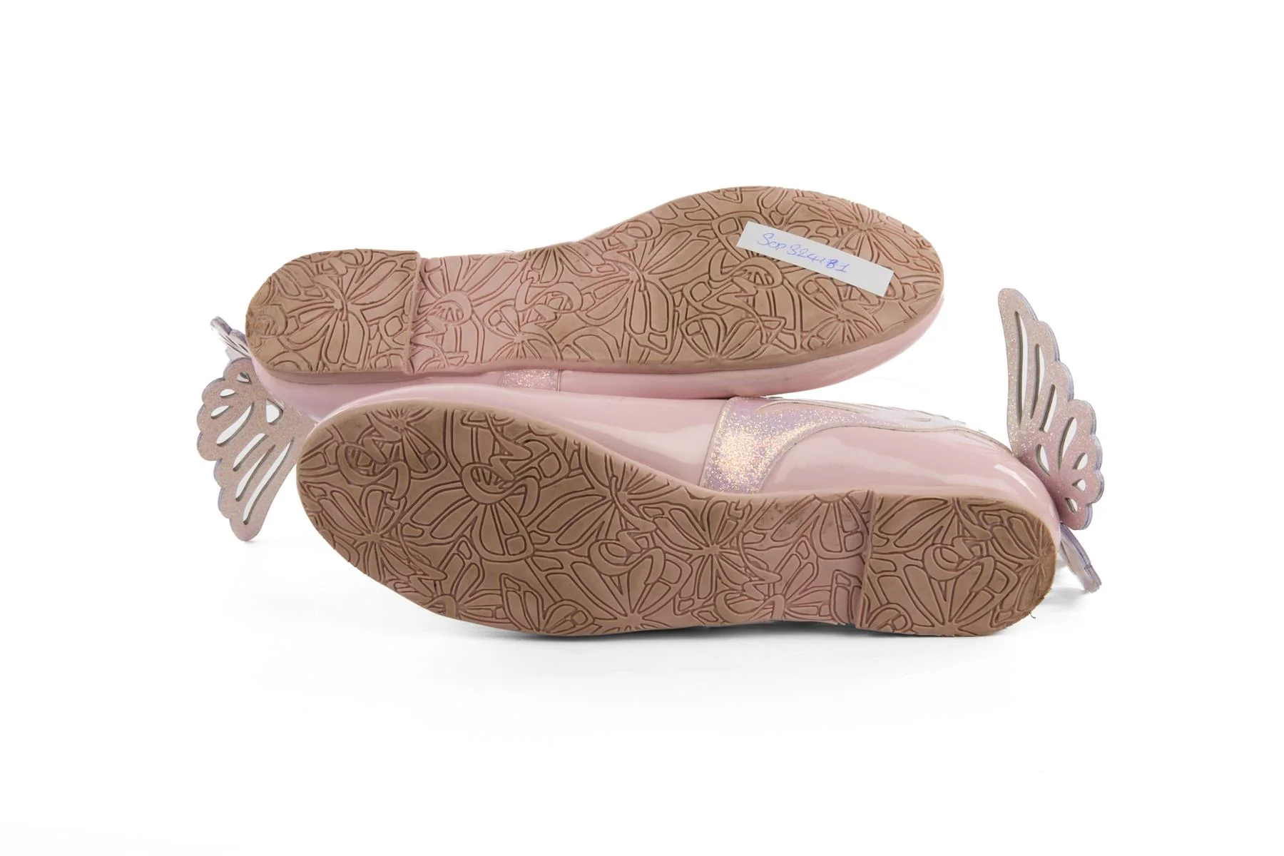 SOPHIA WEBSTER PINK KIDS GIRLS BALLET FLATS EU 36 UK 3.5 US 4.5 - Image 6
