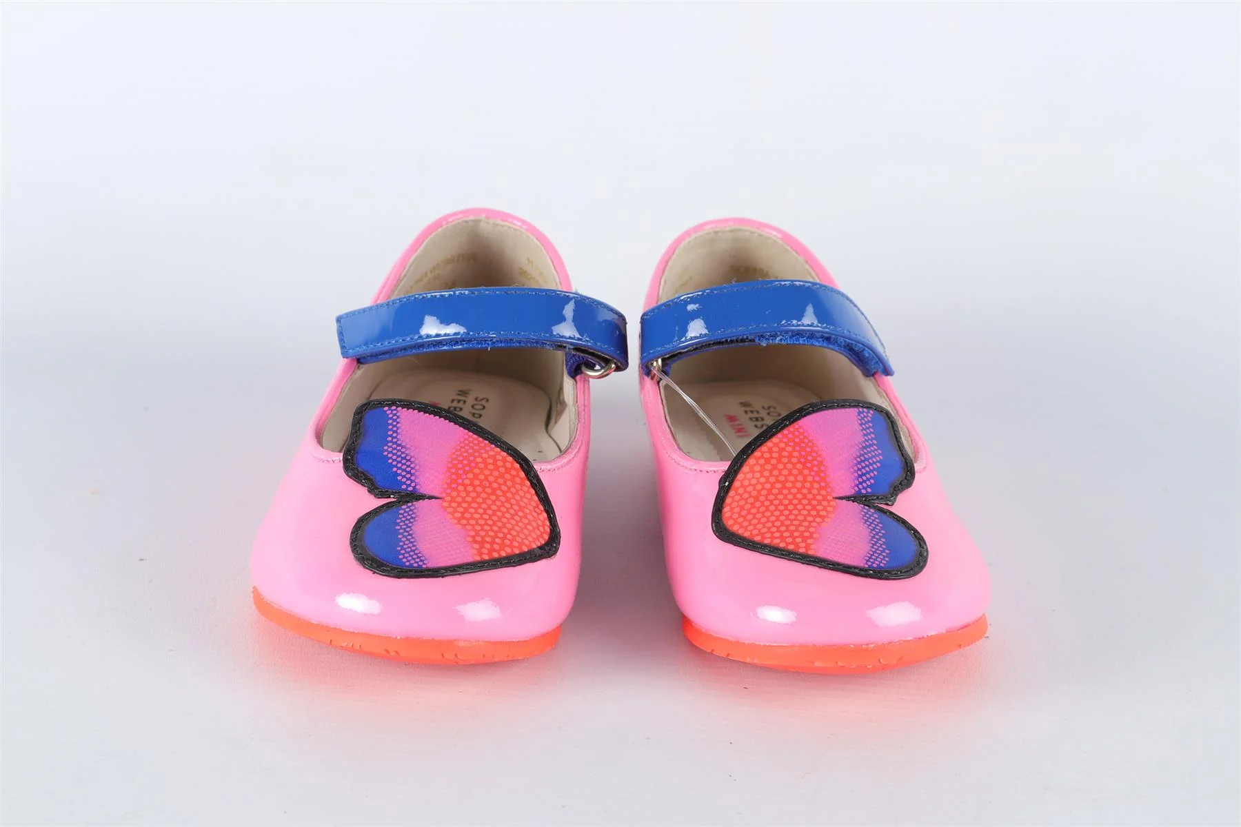 SOPHIA WEBSTER PINK KIDS GIRLS LEATHER SHOES EU 24 UK 7 US 8 - Image 3