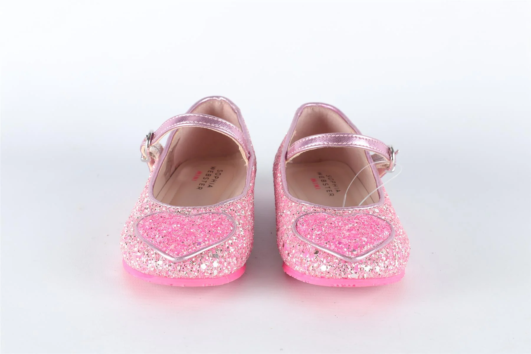 SOPHIA WEBSTER PINK KIDS GIRLS LEATHER SHOES EU 25 UK 8 US 9 - Image 3