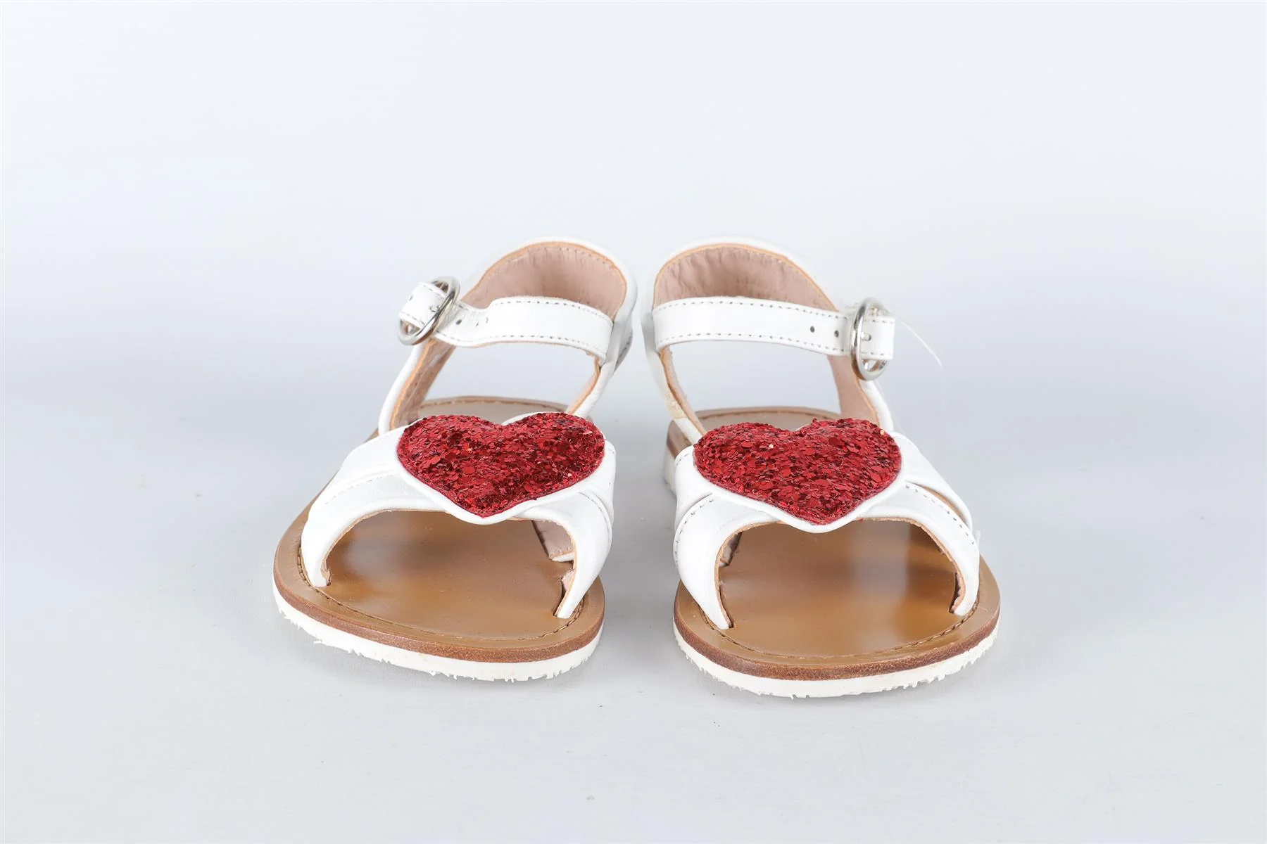 SOPHIA WEBSTER WHITE KIDS GIRLS LEATHER SANDALS EU 25 UK 8 US 9 - Image 3