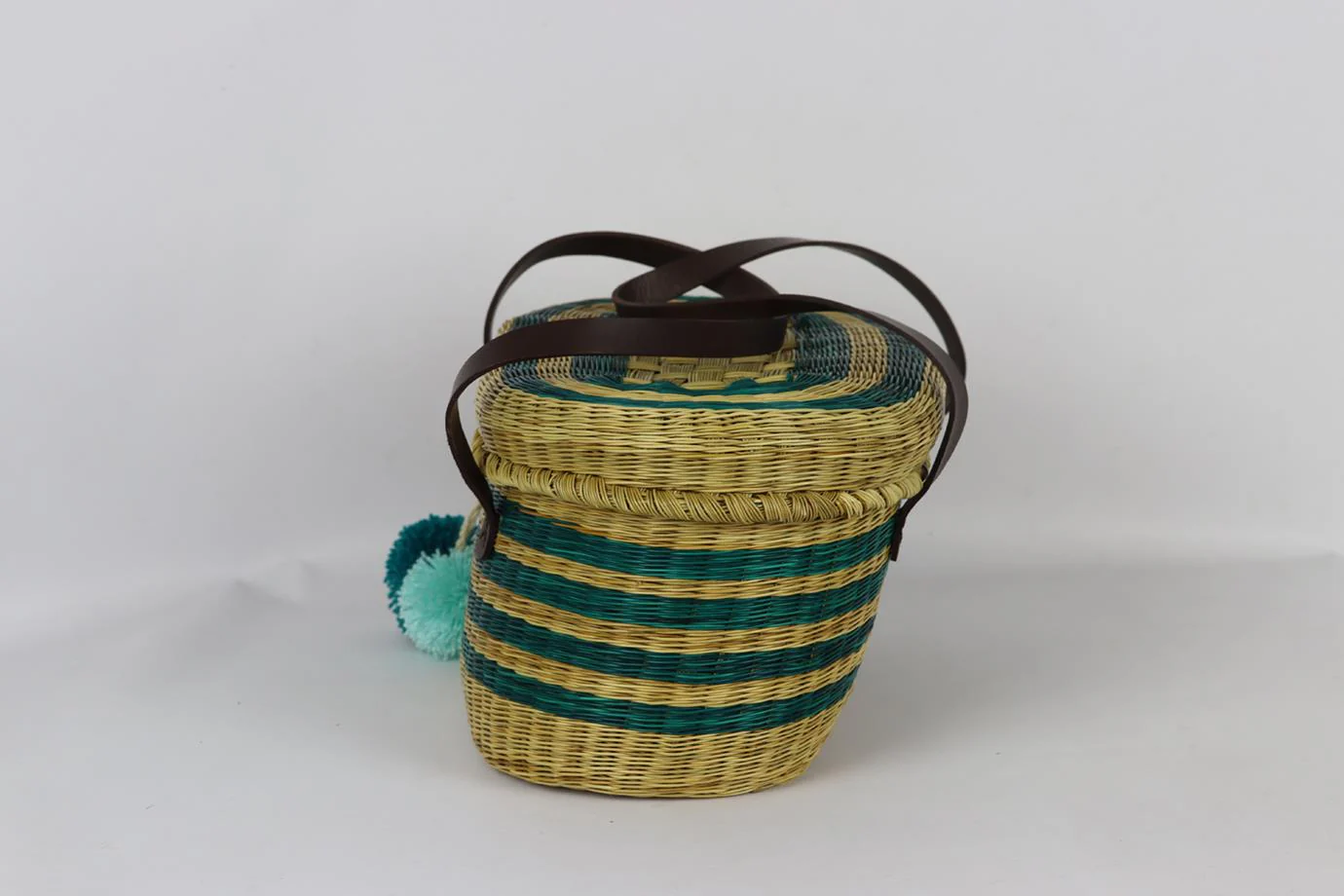 SOPHIE ANDERSON STRIPED RAFFIA SHOULDER BAG - Image 5