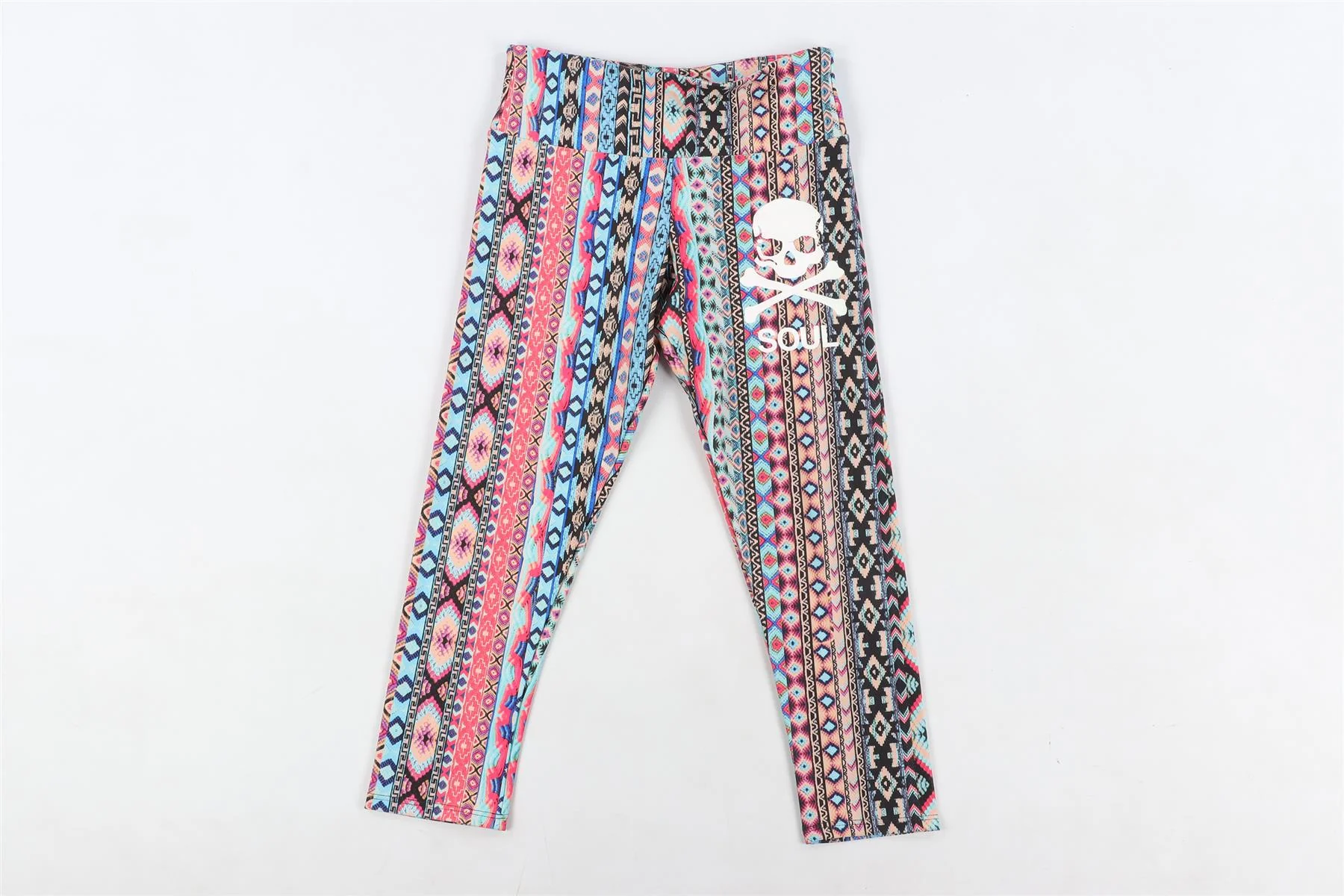 SOUL CYCLE MULTI JERSEY LEGGINGS MEDIUM/LARGE - Image 2