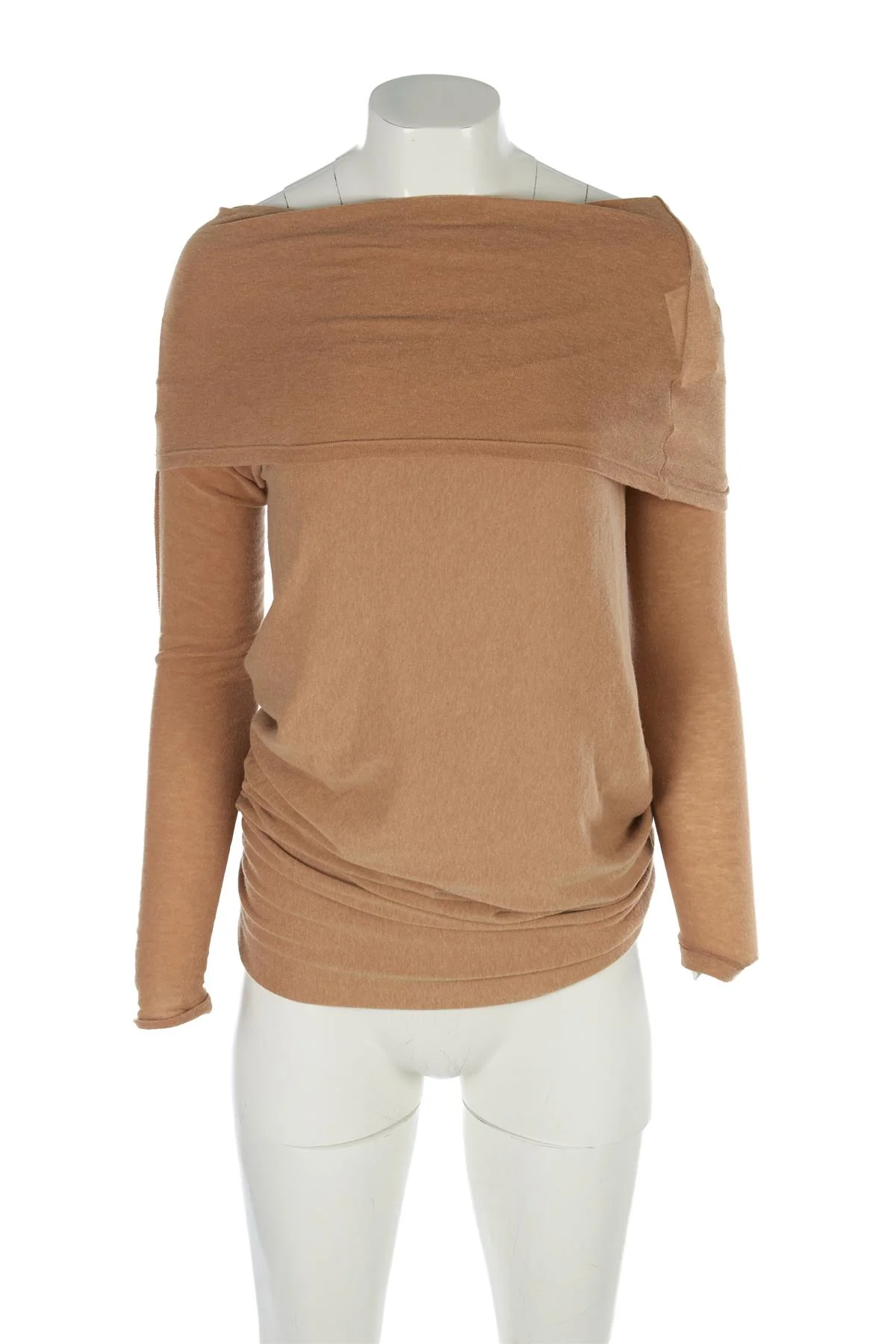 SOURCE UNKNOWN TAN KNIT TOP ONE SIZE - Image 2