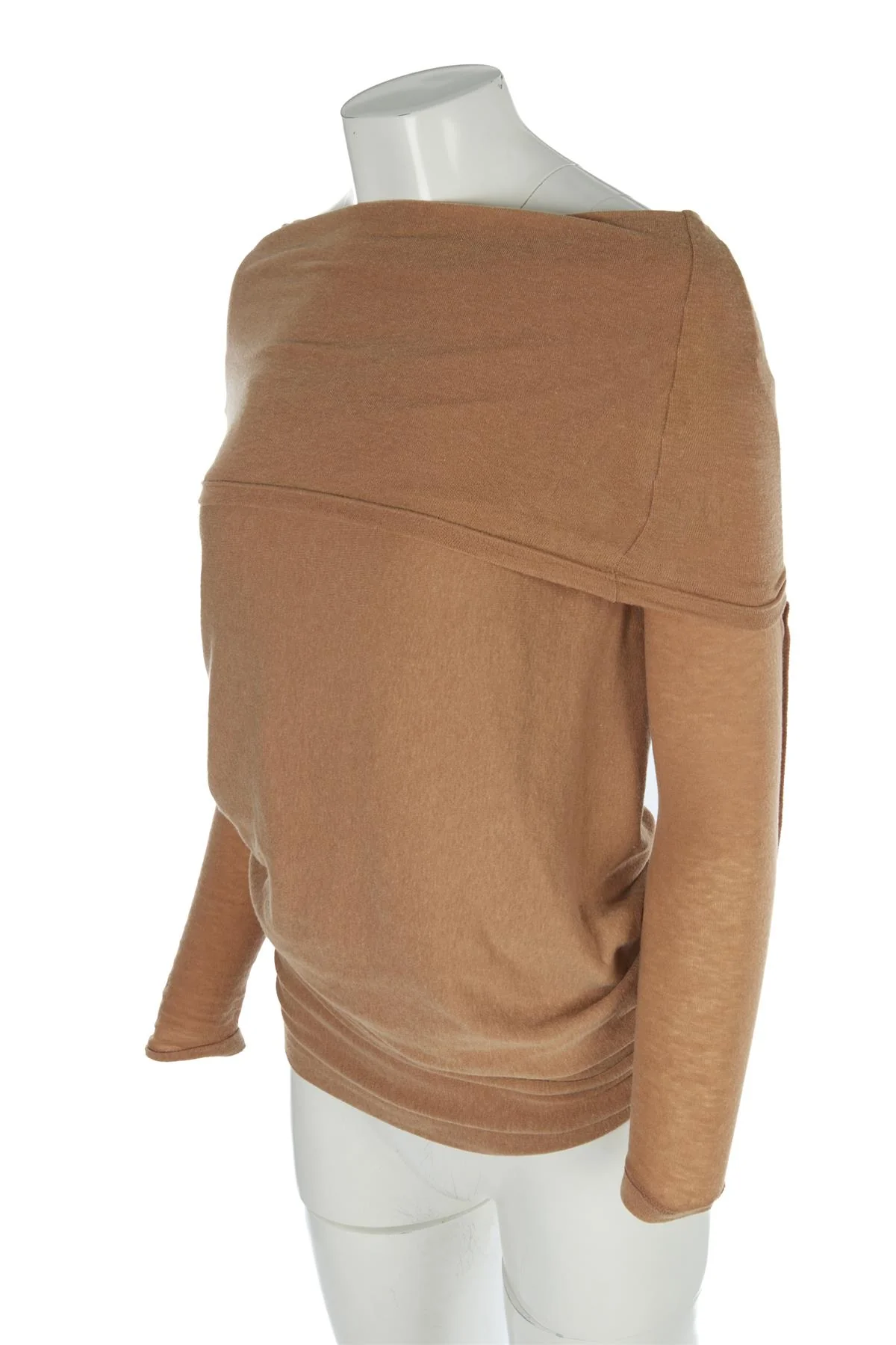 SOURCE UNKNOWN TAN KNIT TOP ONE SIZE - Image 3