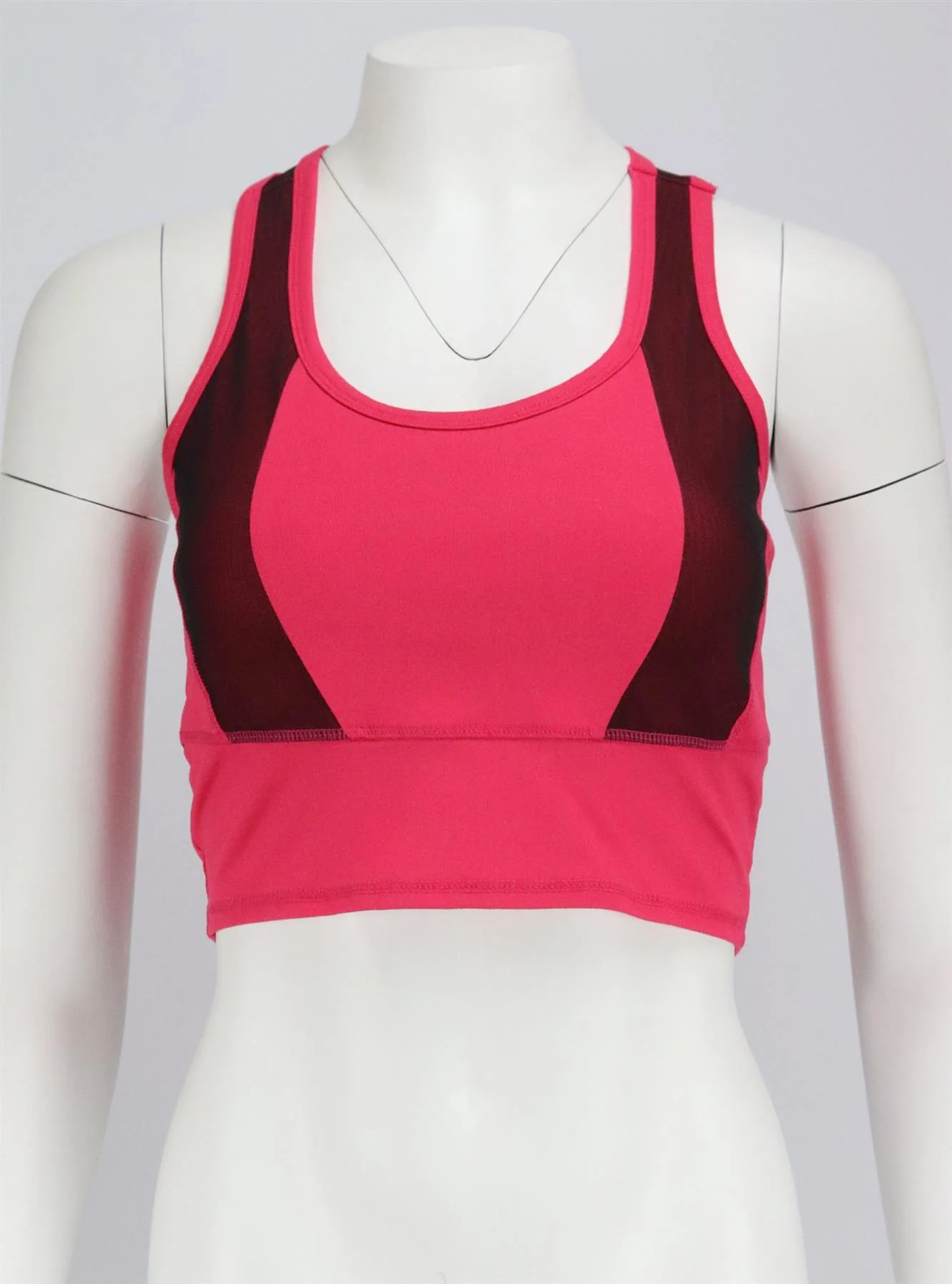 SOYBU MESH PANELED STRETCH JERSEY SPORTS BRA MEDIUM - Image 2