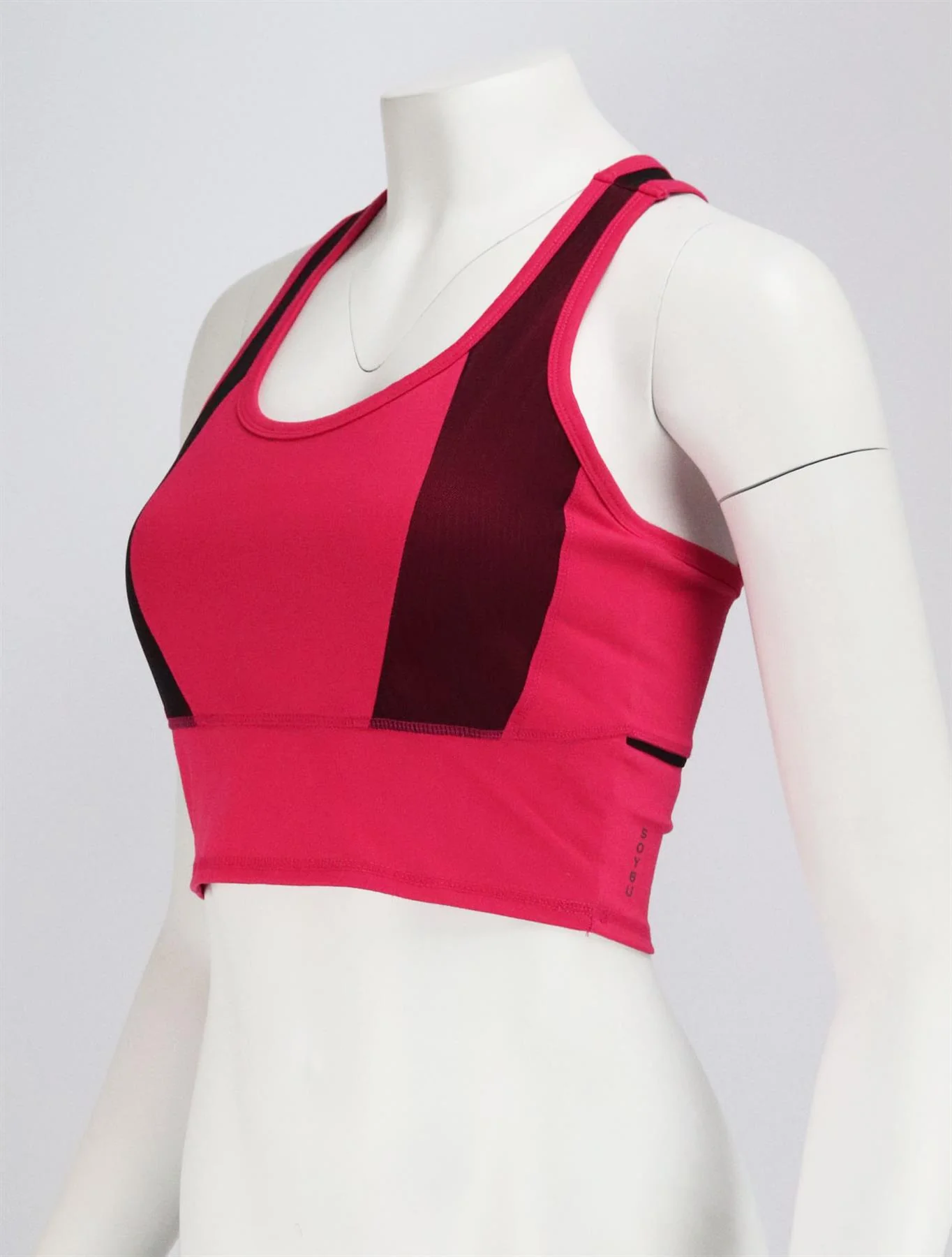 SOYBU MESH PANELED STRETCH JERSEY SPORTS BRA MEDIUM - Image 3