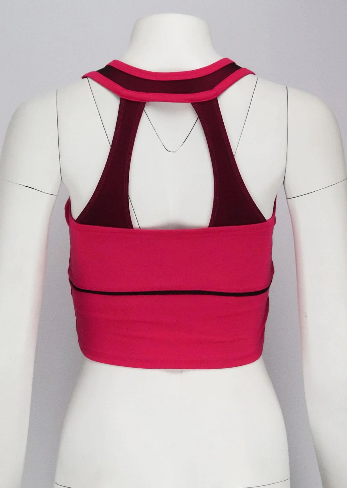 SOYBU MESH PANELED STRETCH JERSEY SPORTS BRA MEDIUM - Image 4