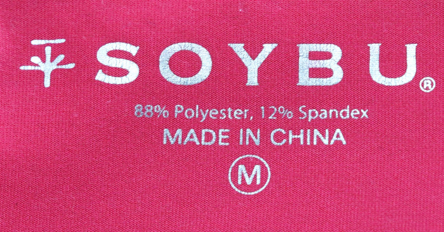 SOYBU MESH PANELED STRETCH JERSEY SPORTS BRA MEDIUM - Image 5