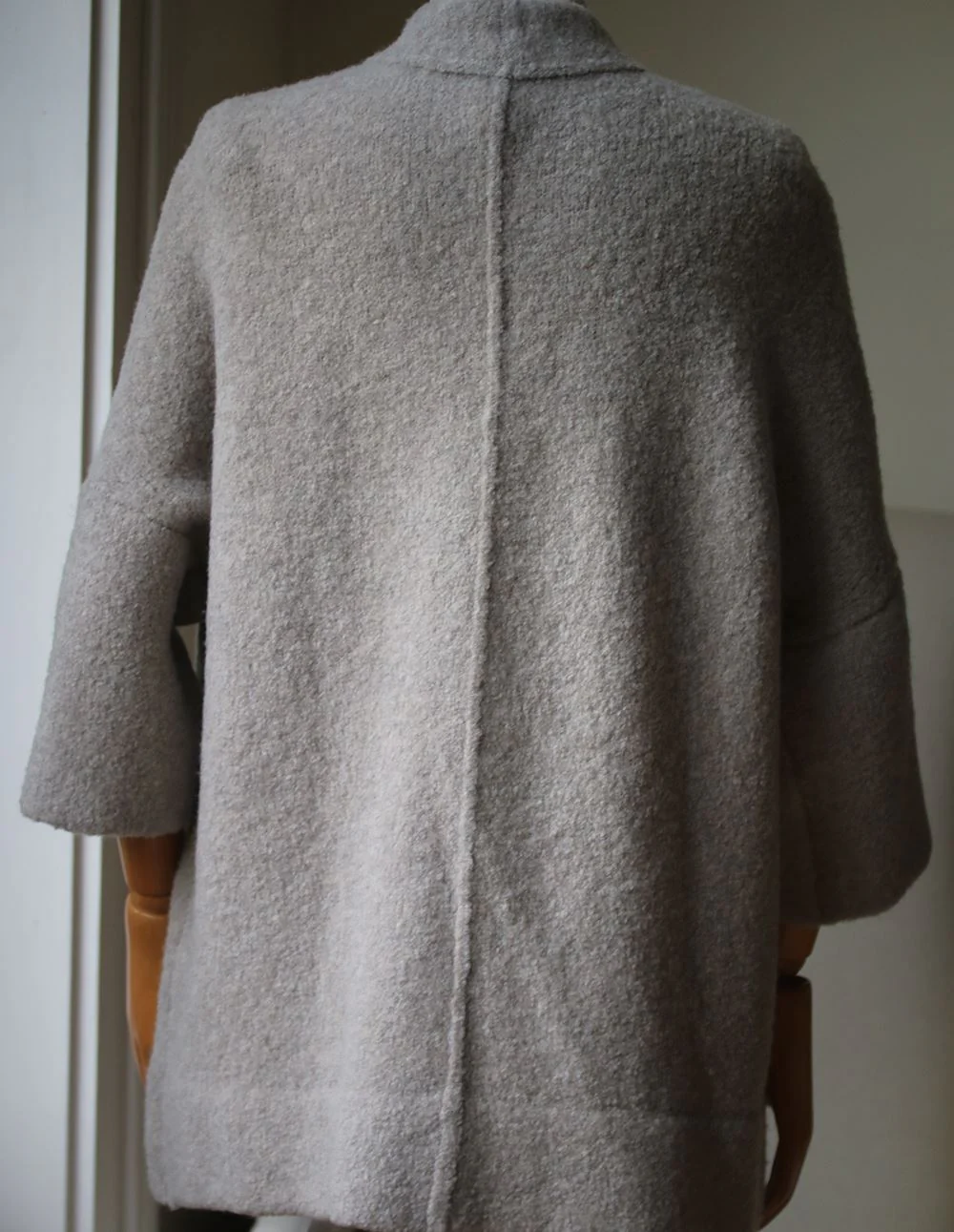 SOYER DOUBLE-BREASTED WOOL-BLEND COAT SMALL - Image 4
