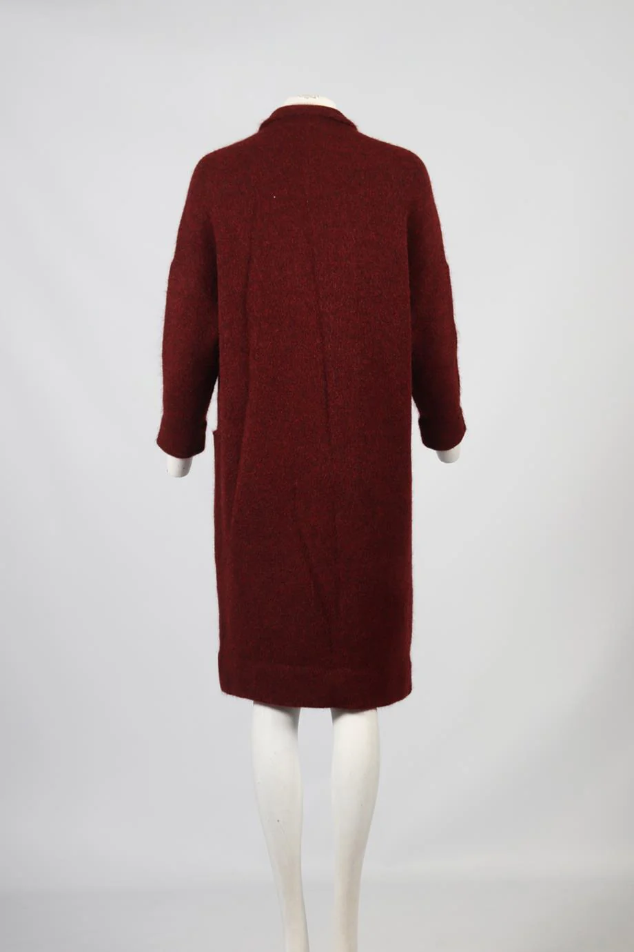SOYER MOHAIR AND WOOL BLEND COAT SMALL - Image 4
