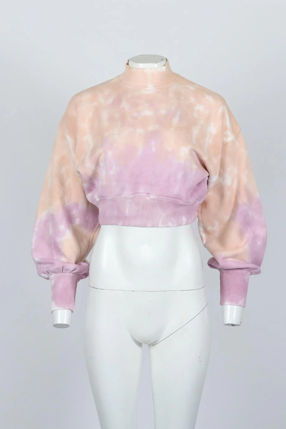 SPIRITUAL GANGSTER CROPPED COTTON SWEATSHIRT XSMALL - Image 2