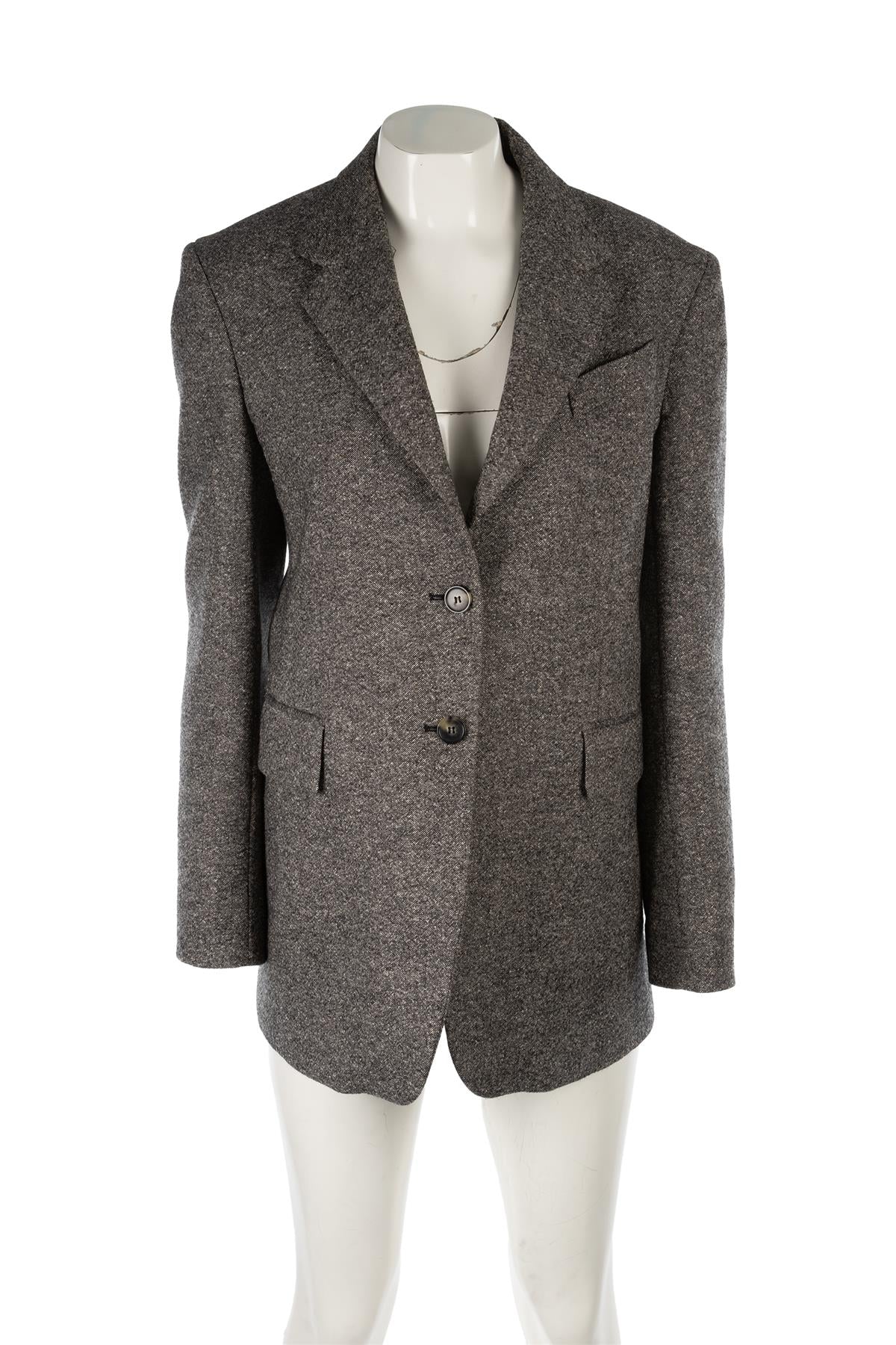SPORTMAX GREY WOOL BLAZER IT 42 UK 10 - Image 2
