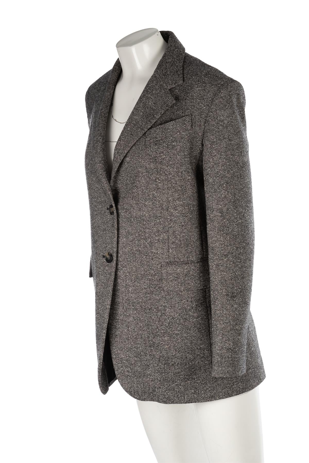 SPORTMAX GREY WOOL BLAZER IT 42 UK 10 - Image 3