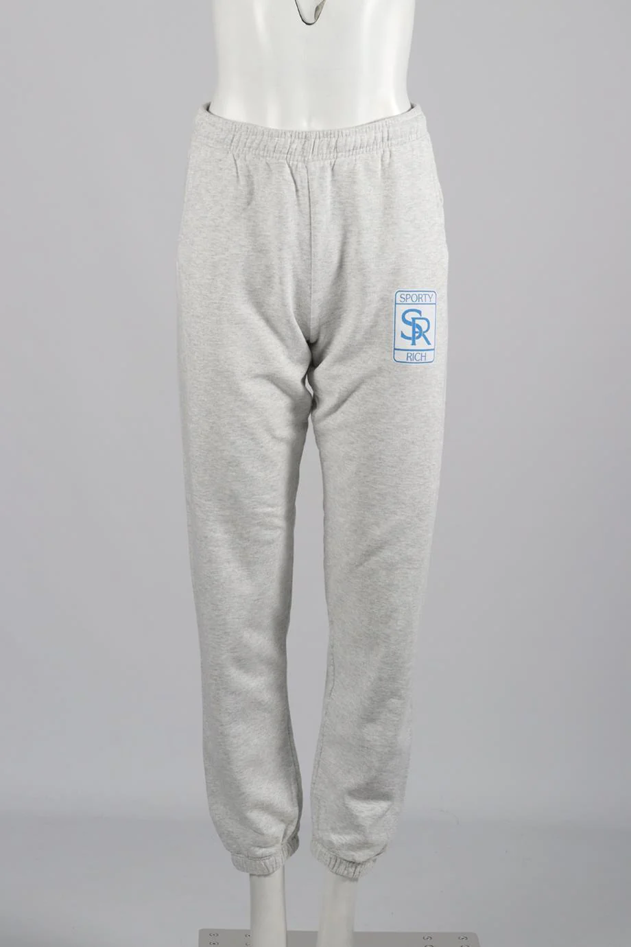 SPORTY AND RICH COTTON BLEND TRACK PANTS SMALL - Image 2