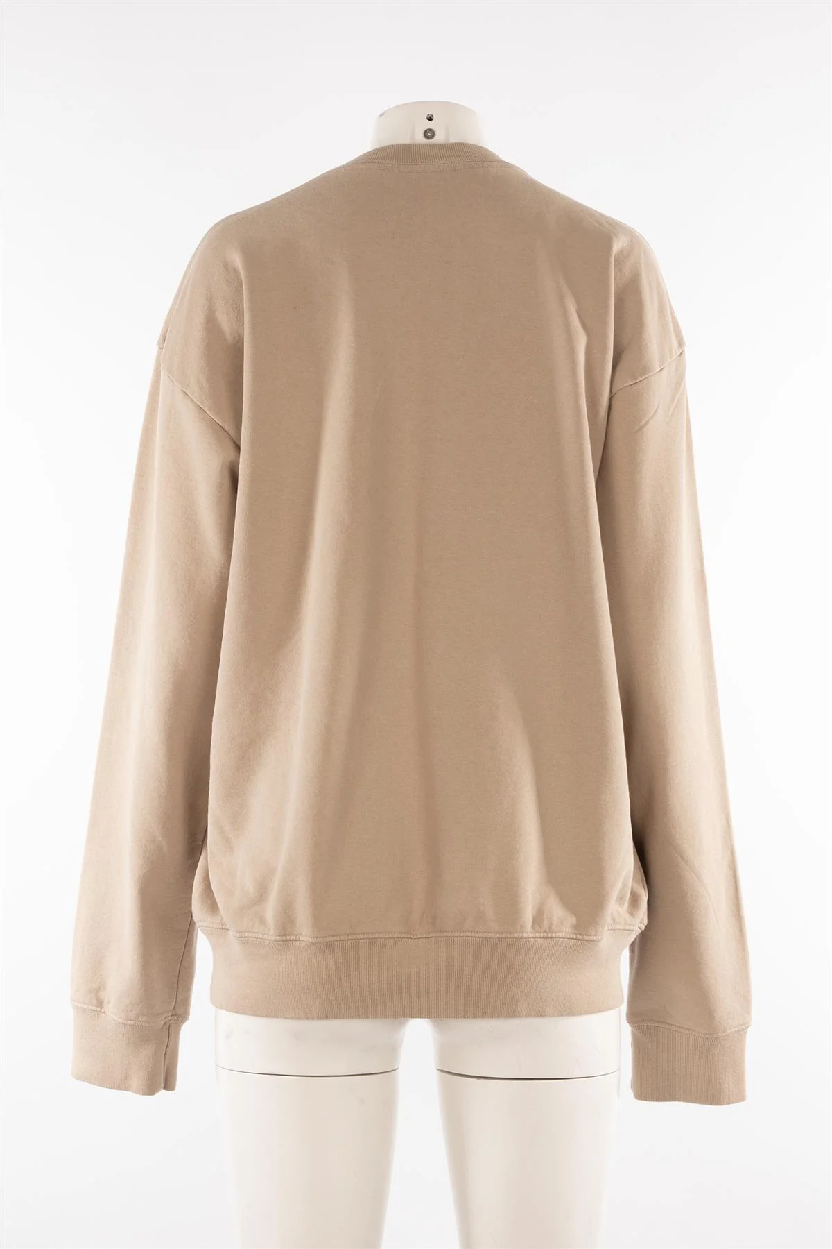 SPORTY & RICH BEIGE COTTON SWEATSHIRT MEDIUM - Image 3