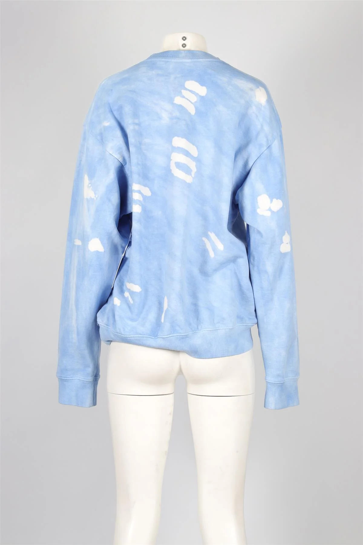 SPORTY & RICH BLUE COTTON SWEATSHIRT MEDIUM - Image 4