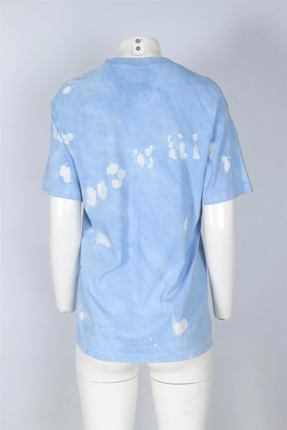 SPORTY & RICH BLUE COTTON T-SHIRT MEDIUM - Image 4
