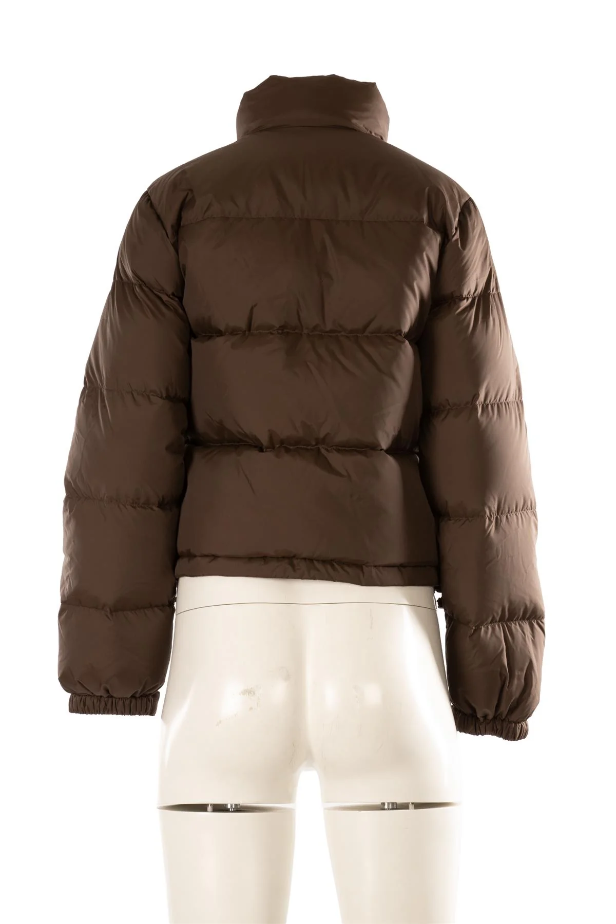 SPORTY & RICH BROWN PADDED DOWN JACKET SMALL - Image 4