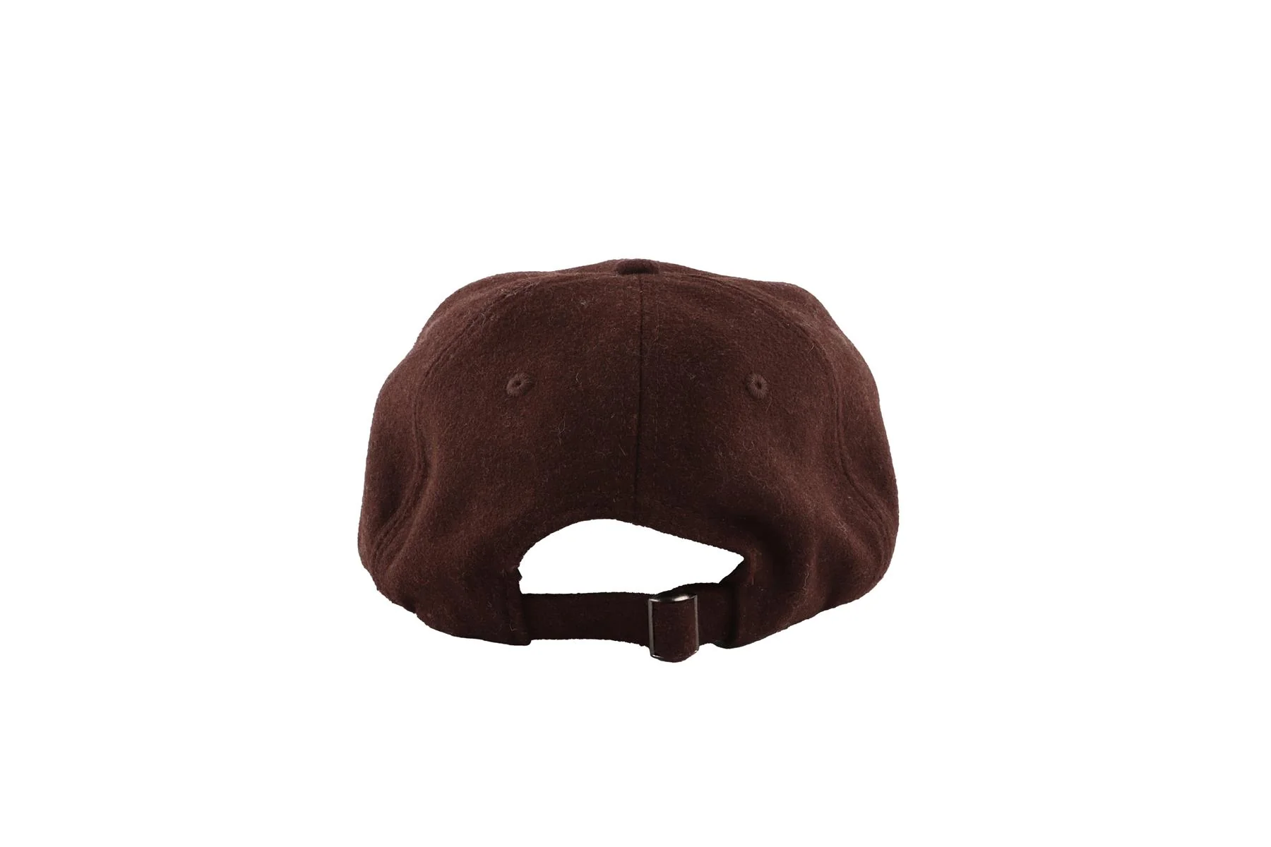 SPORTY & RICH BROWN WOOL BASEBALL CAP - Image 5