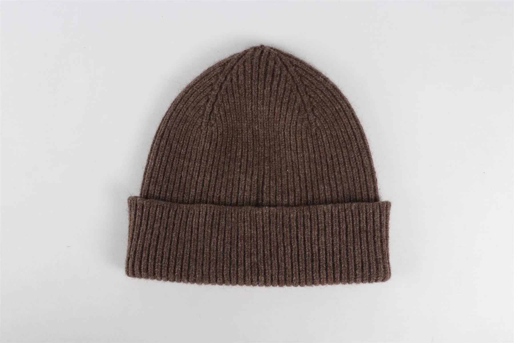 SPORTY & RICH BROWN WOOL BEANIE - Image 4