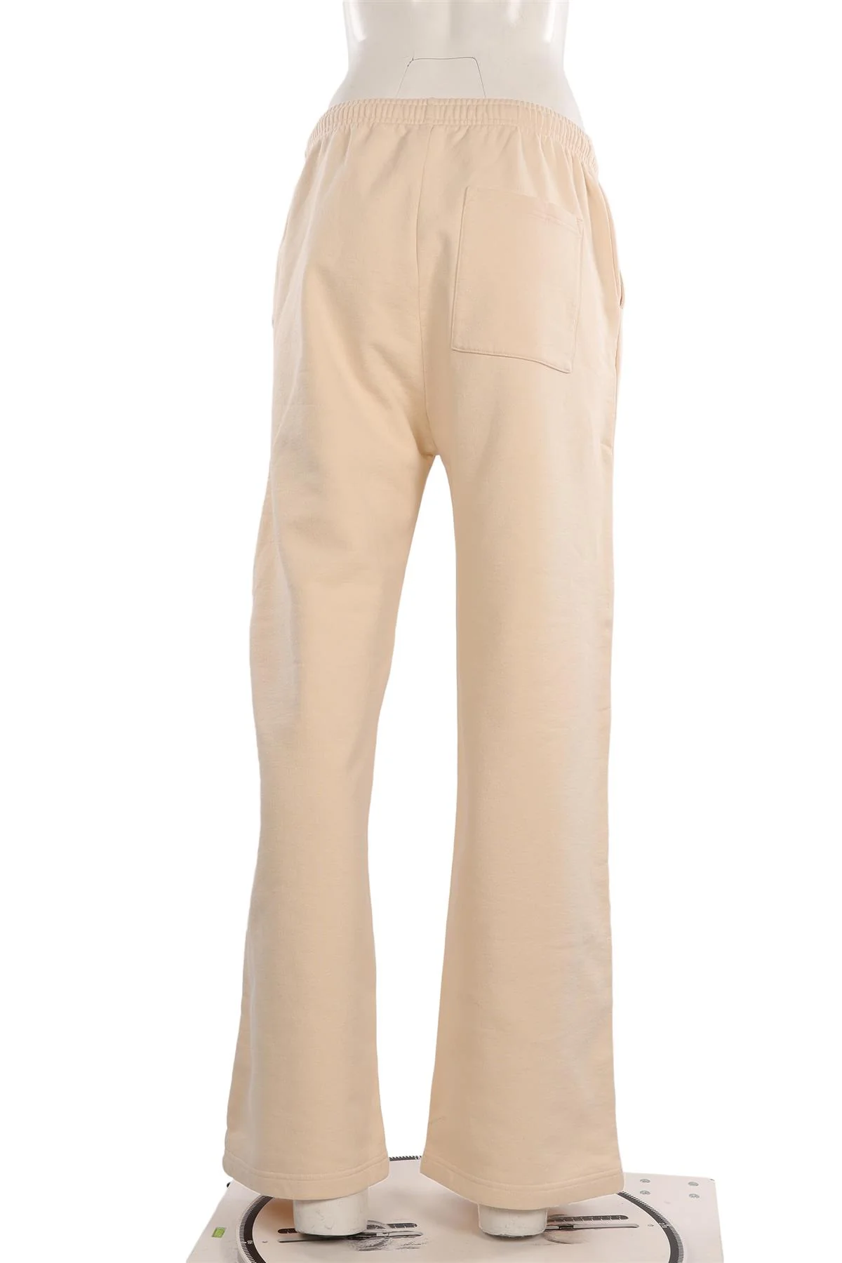 SPORTY & RICH CREAM COTTON TRACK PANTS LARGE - Image 4