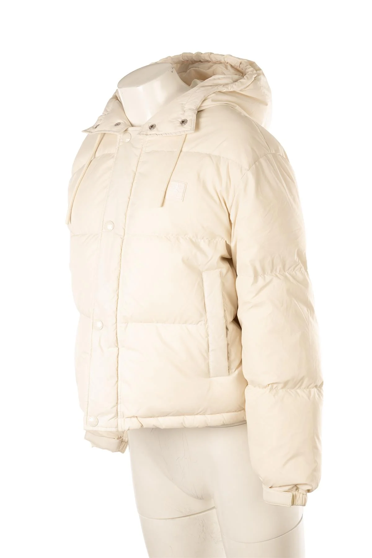 SPORTY & RICH ECRU PADDED SHELL JACKET SMALL - Image 3