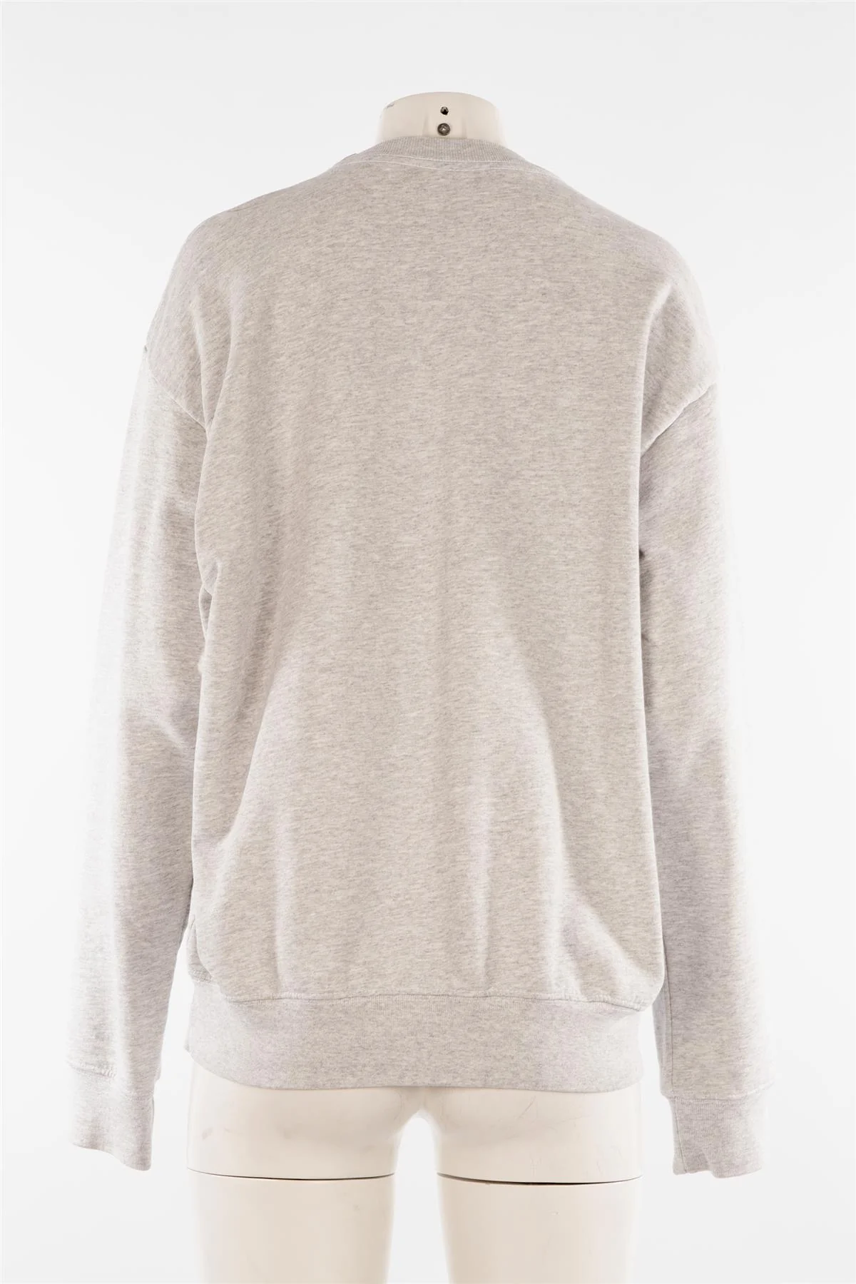 SPORTY & RICH GREY COTTON SWEATSHIRT MEDIUM - Image 4