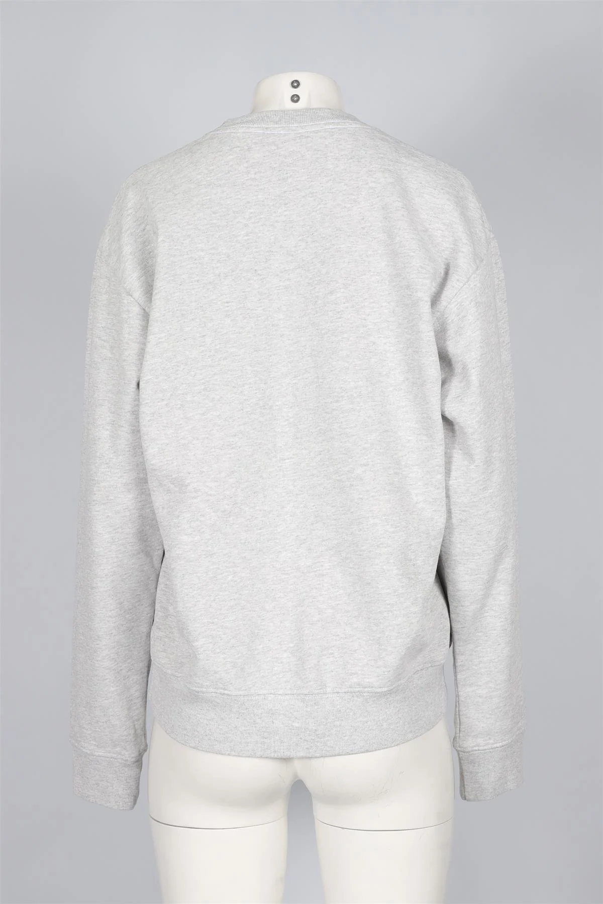 SPORTY & RICH GREY COTTON SWEATSHIRT SMALL - Image 4