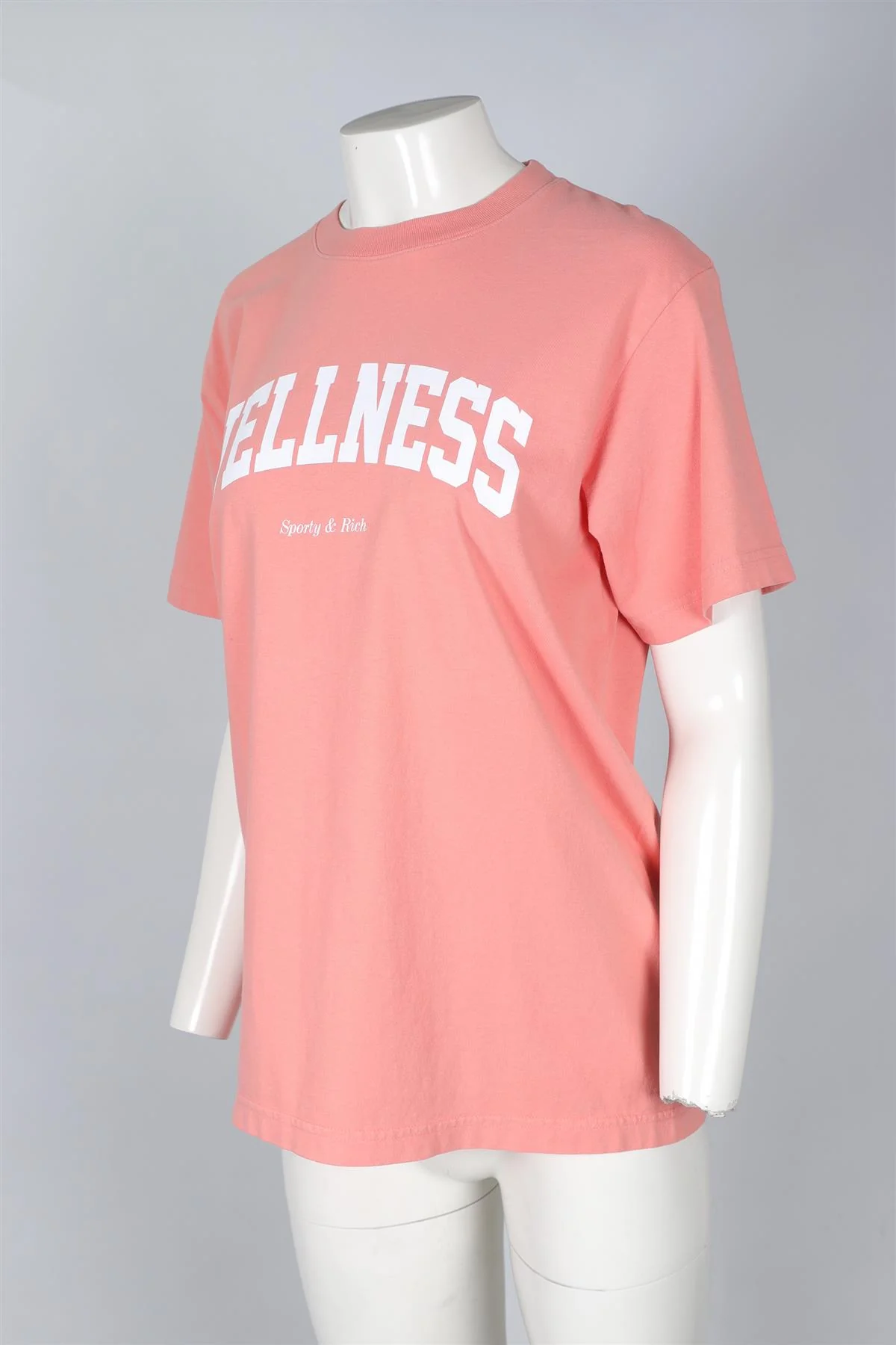 SPORTY & RICH ORANGE COTTON T-SHIRT MEDIUM - Image 3