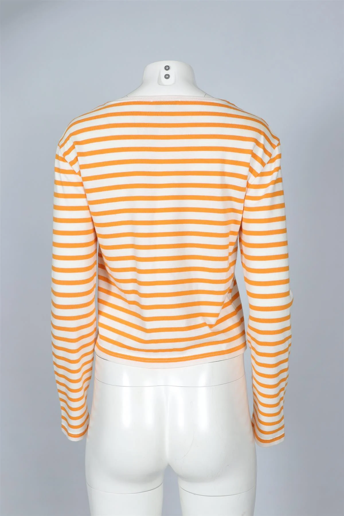 SPORTY & RICH ORANGE COTTON TOP XSMALL - Image 4