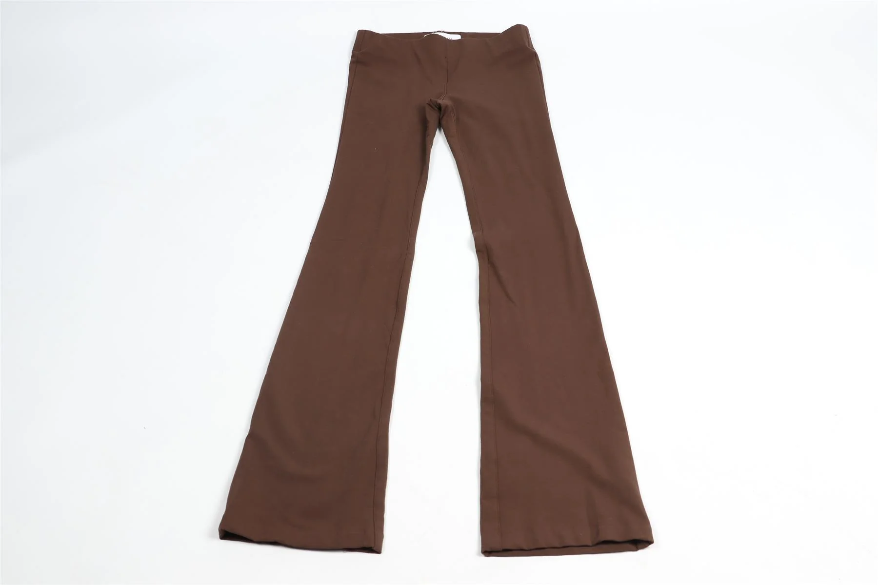 SPRWMN BROWN JERSEY LEGGINGS XSMALL - Image 3