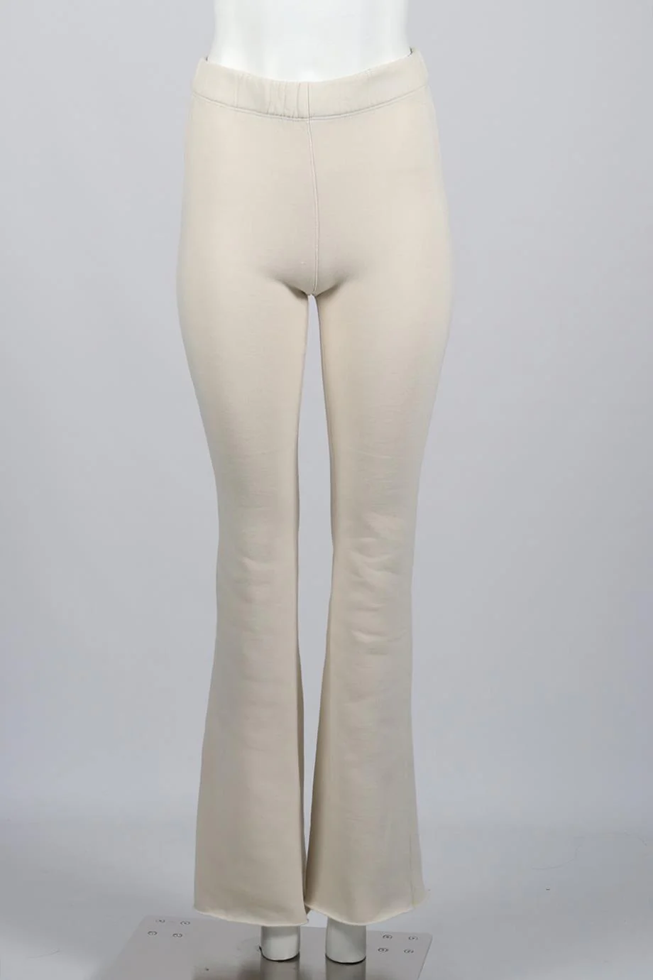 SPRWMN COTTON BLEND FLARED TRACK PANTS SMALL - Image 2